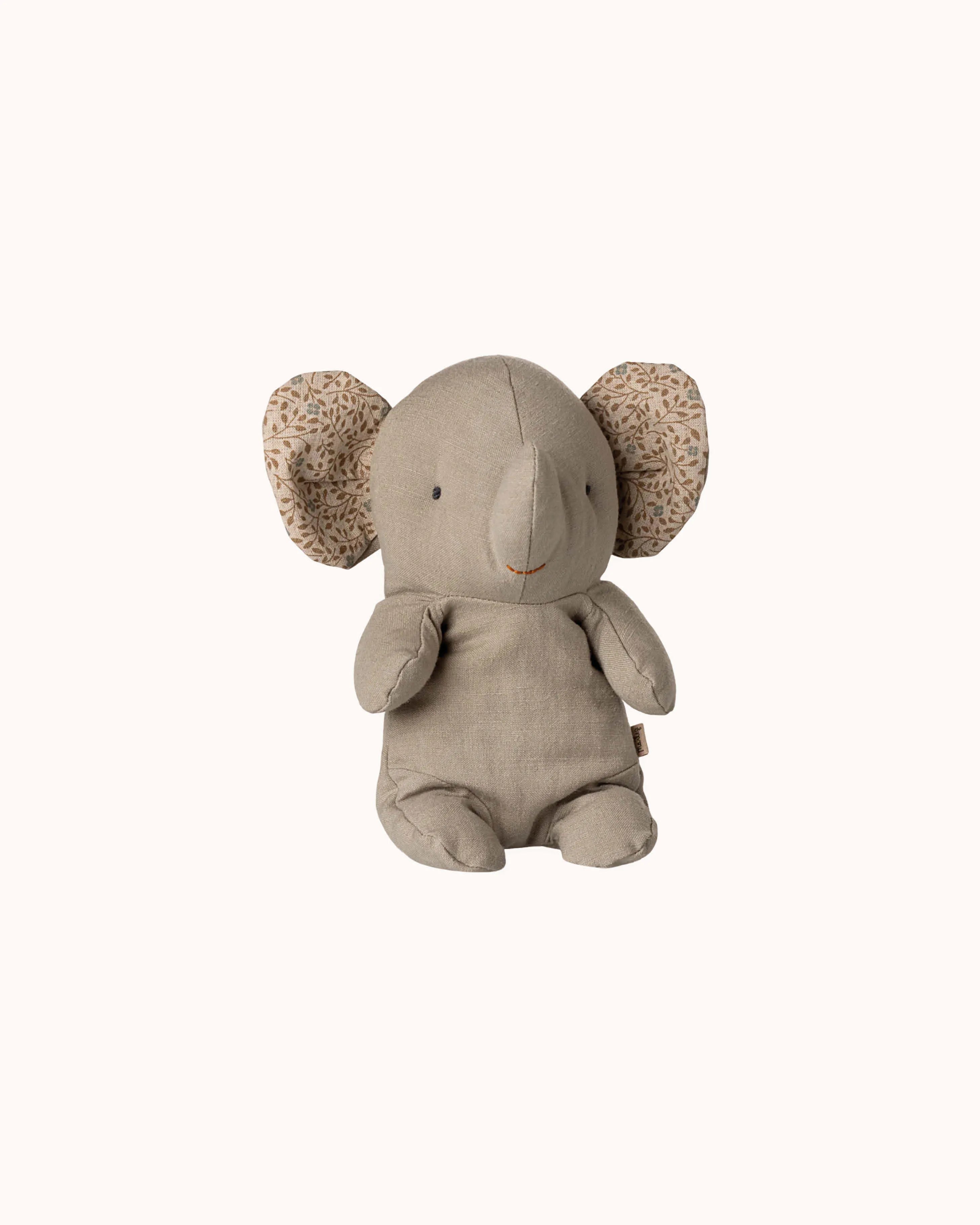 Kleines Elefant Kuscheltier in grau