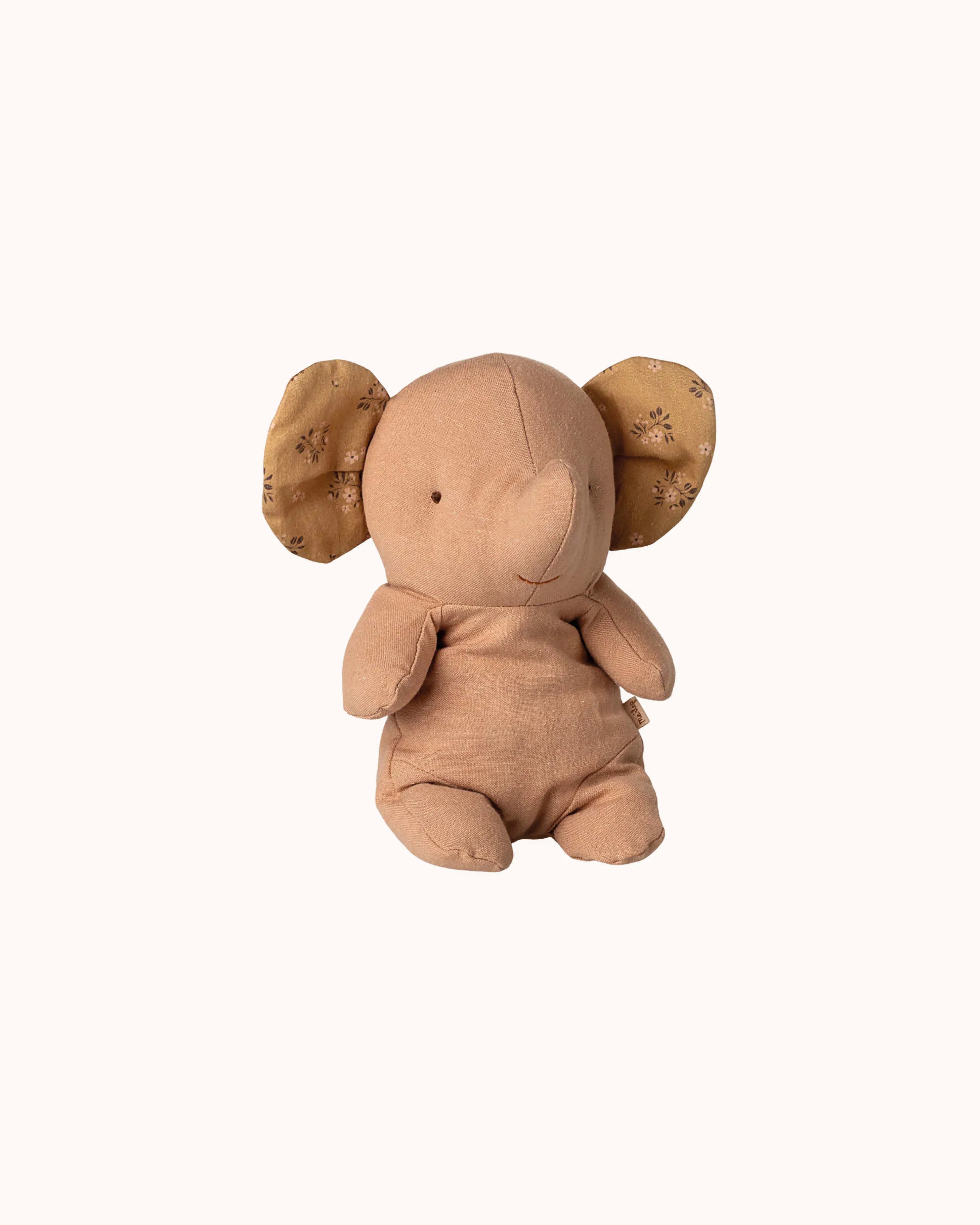 Kleines Elefant Kuscheltier in powder