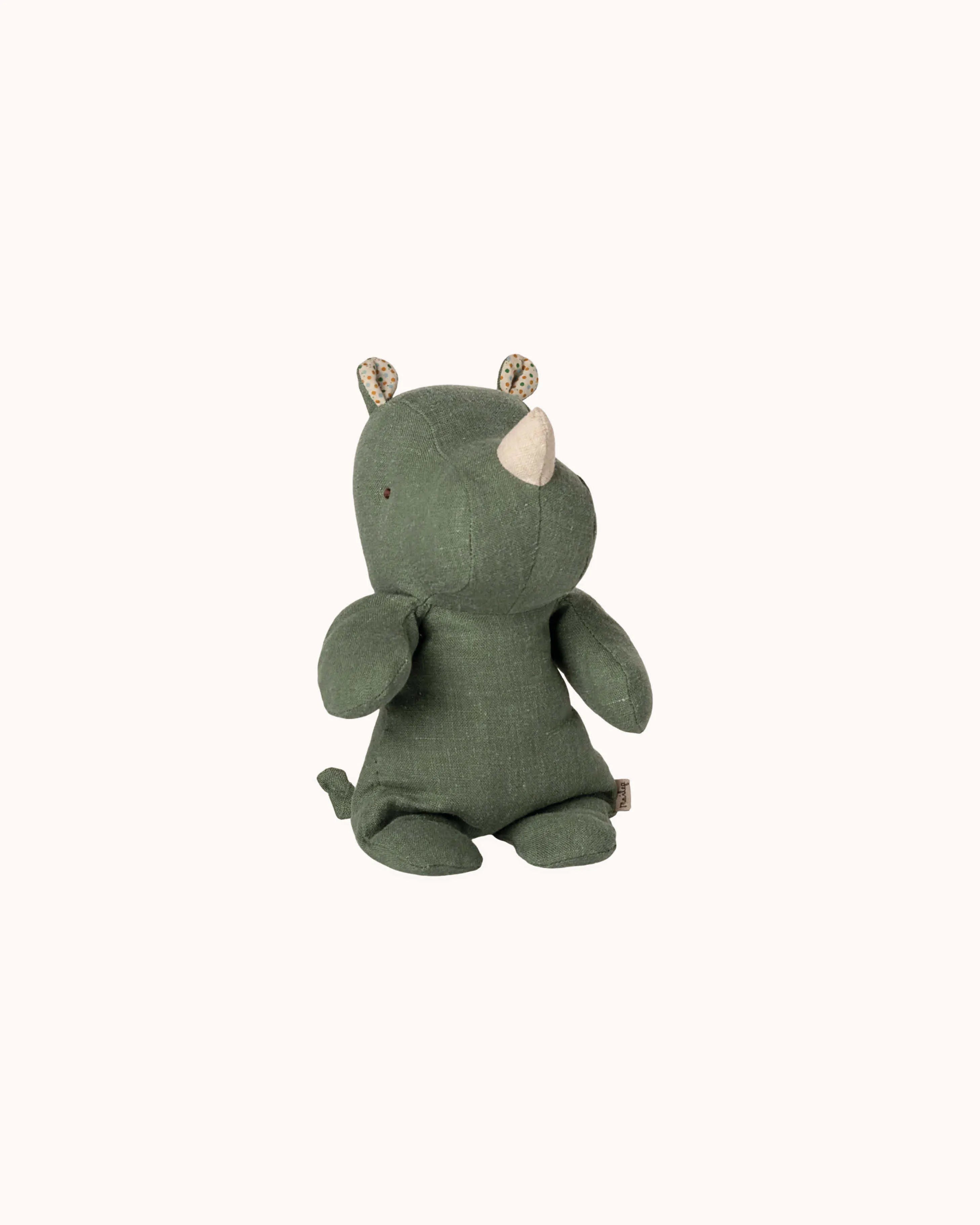 Kleines Nashorn Kuscheltier in salbei