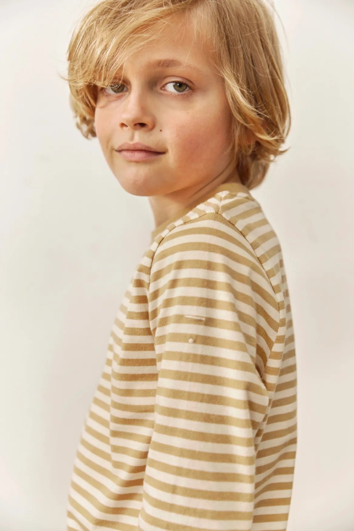 Langärmliges Shirt in cookie/cream