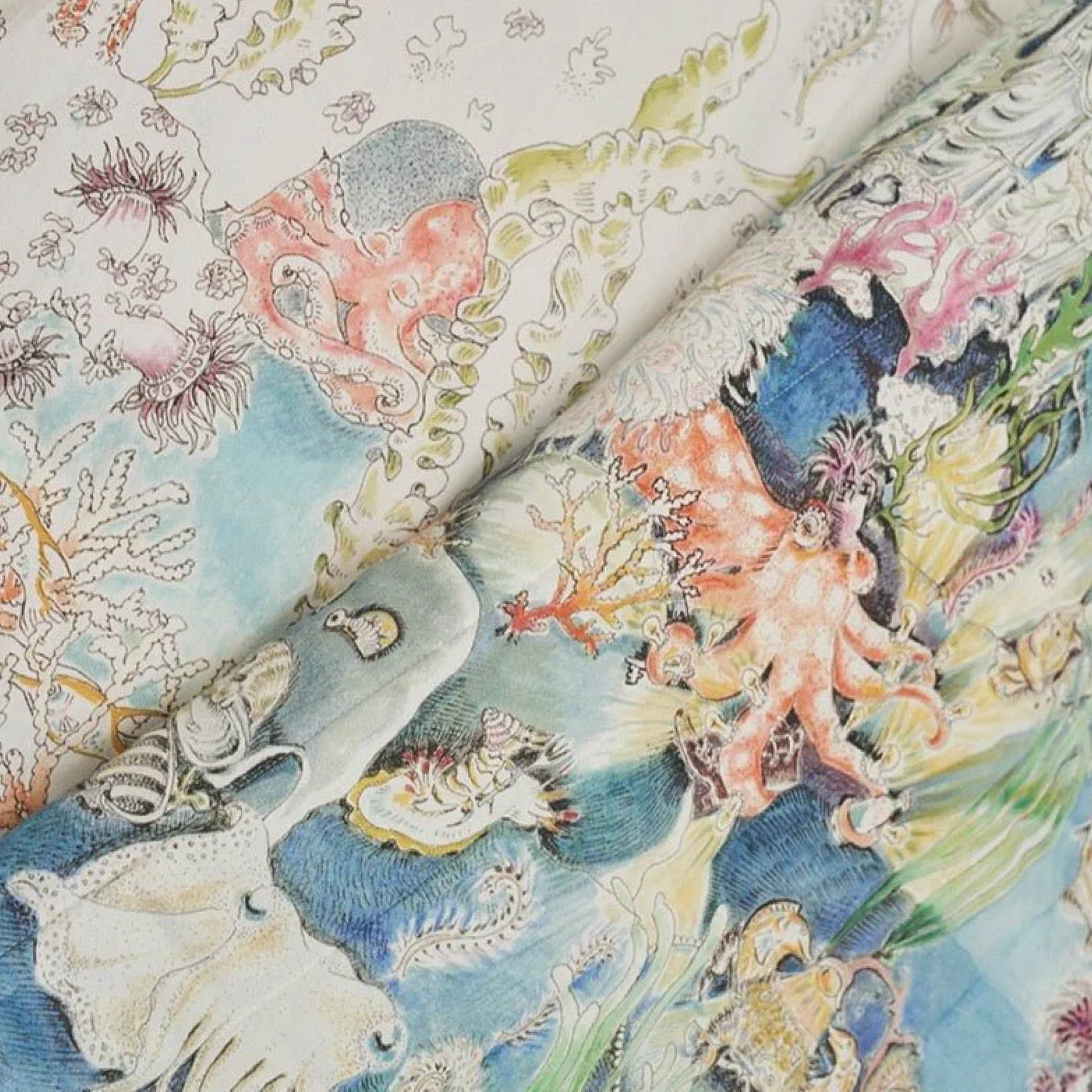 Reversible Quilted Blanket Legends Of The Sea