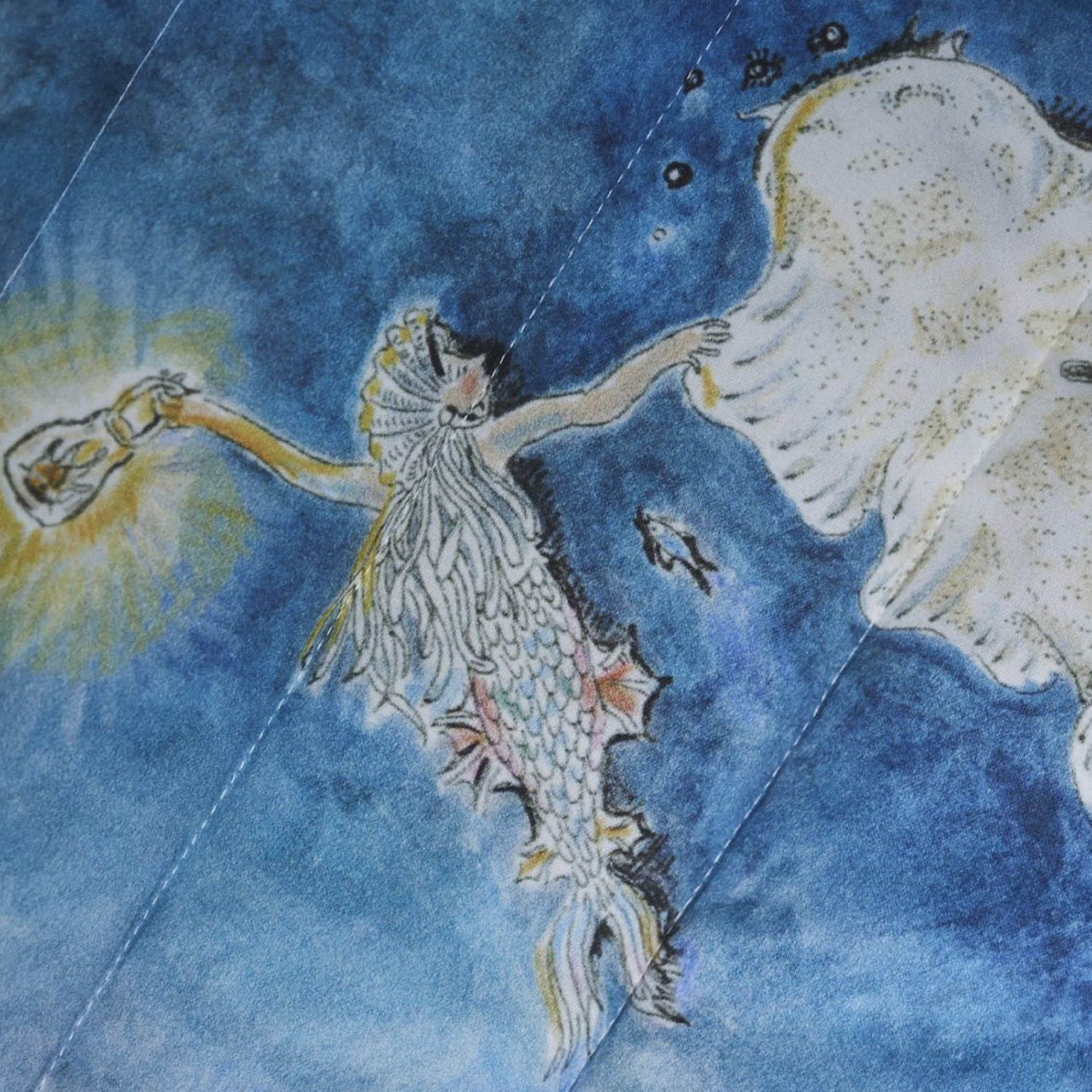 Reversible Quilted Blanket Legends Of The Sea