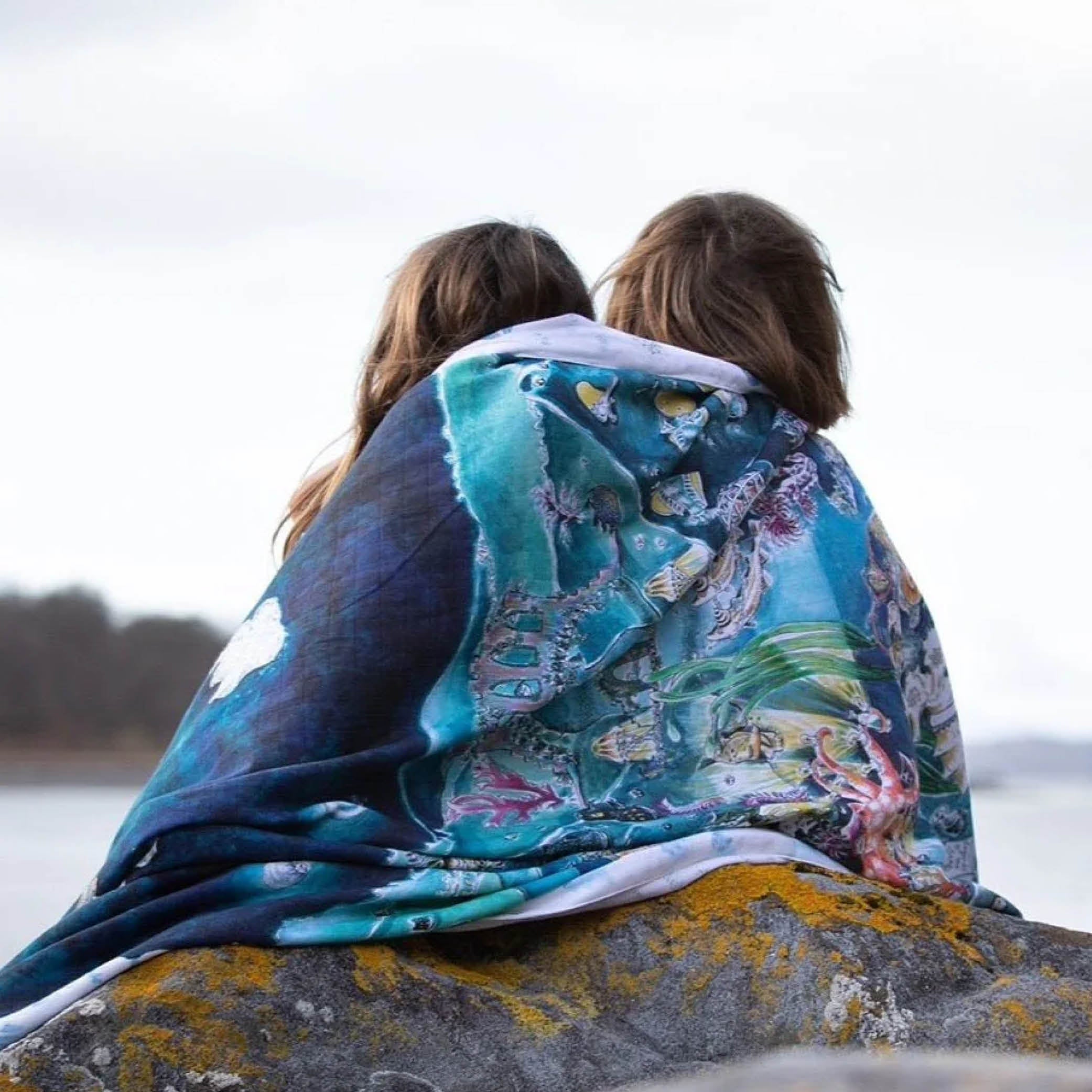 Reversible Baby Muslin Legends Of The Sea