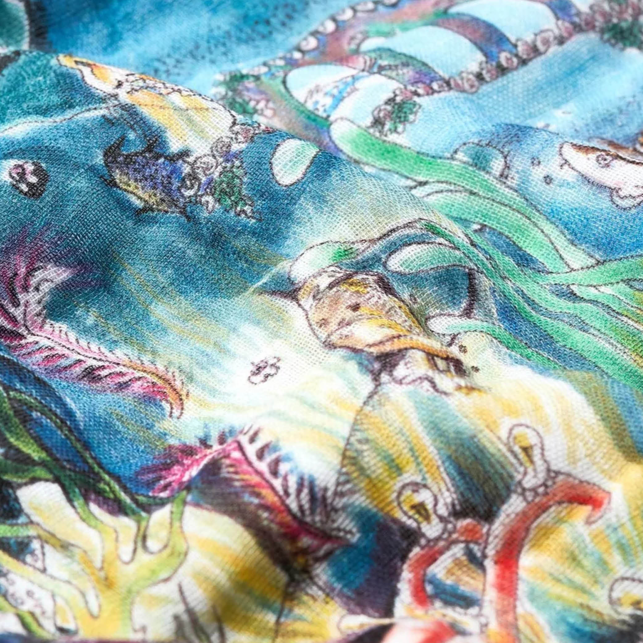 Reversible Baby Muslin Legends Of The Sea