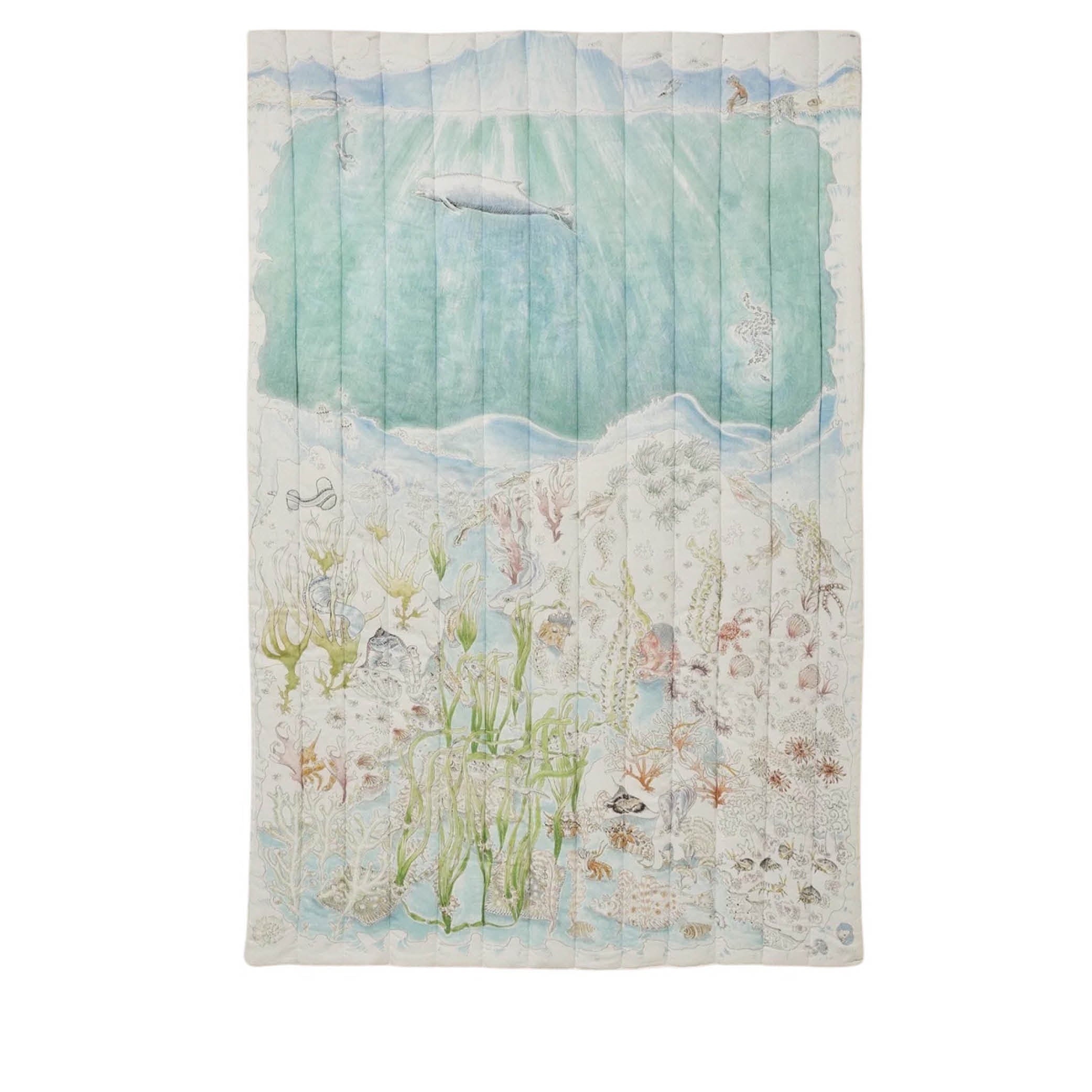 Reversible Quilted Blanket Legends Of The Sea