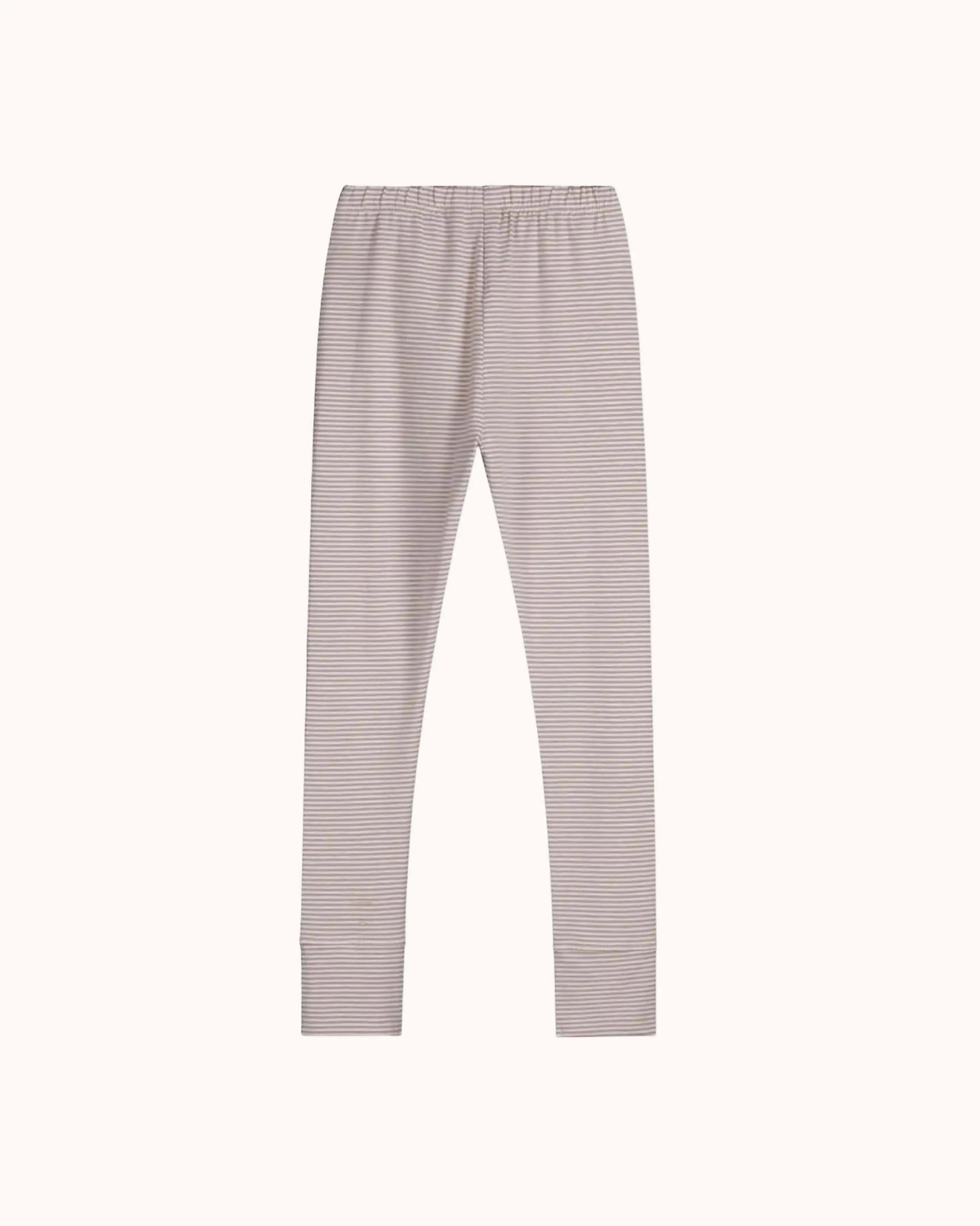 Leggings in berry/cream