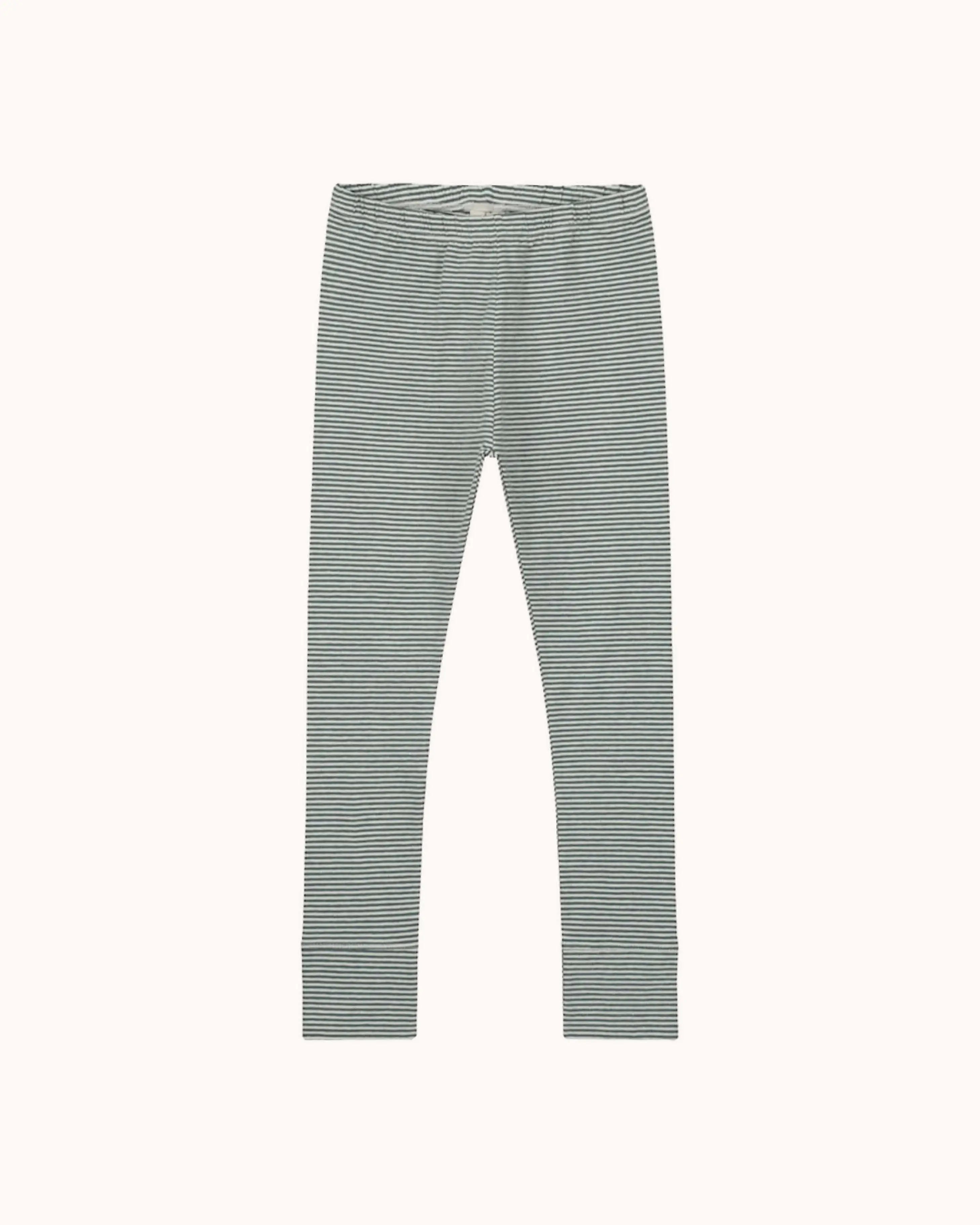 Leggings in blue grey/cream