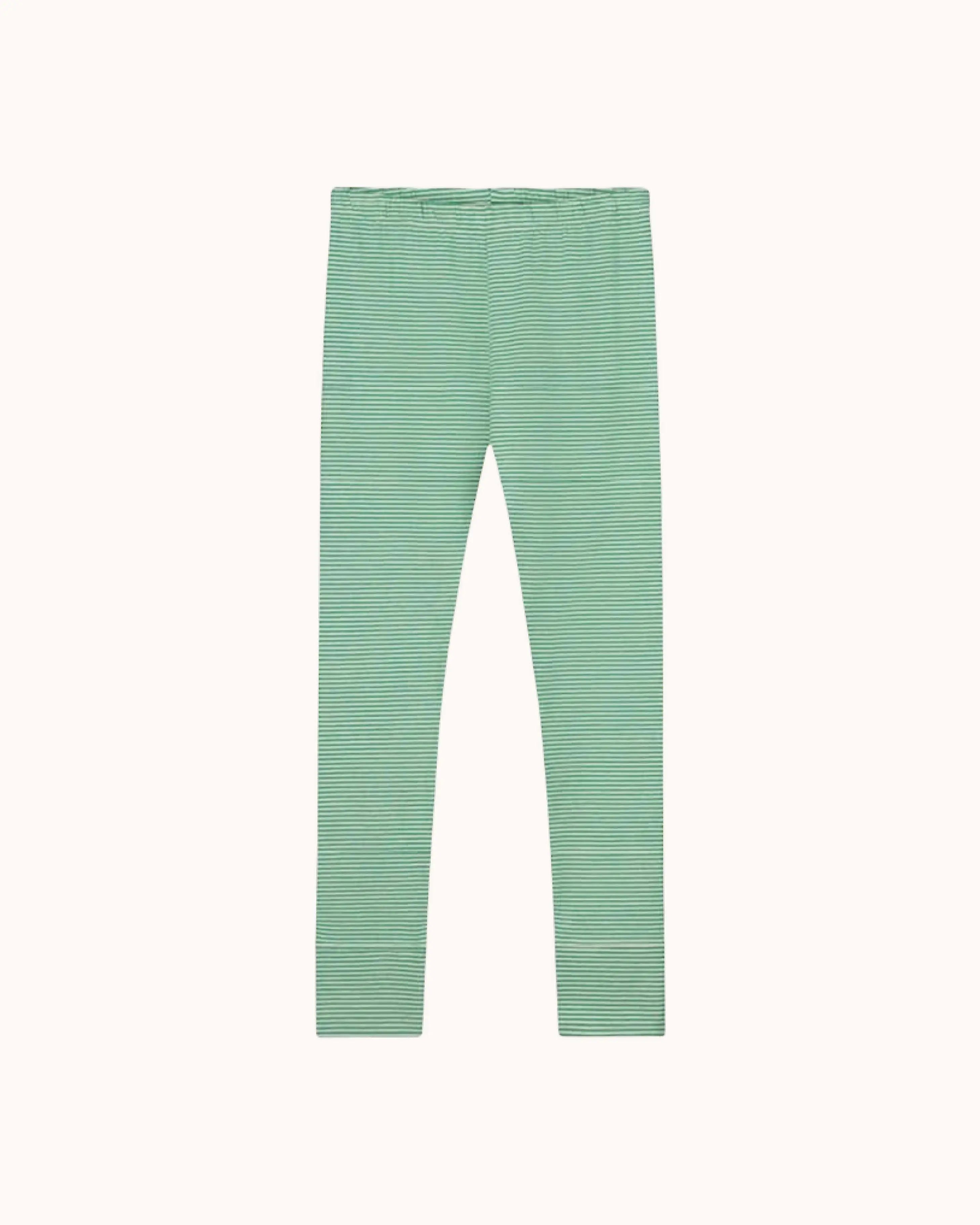 Leggings in bright green/cream