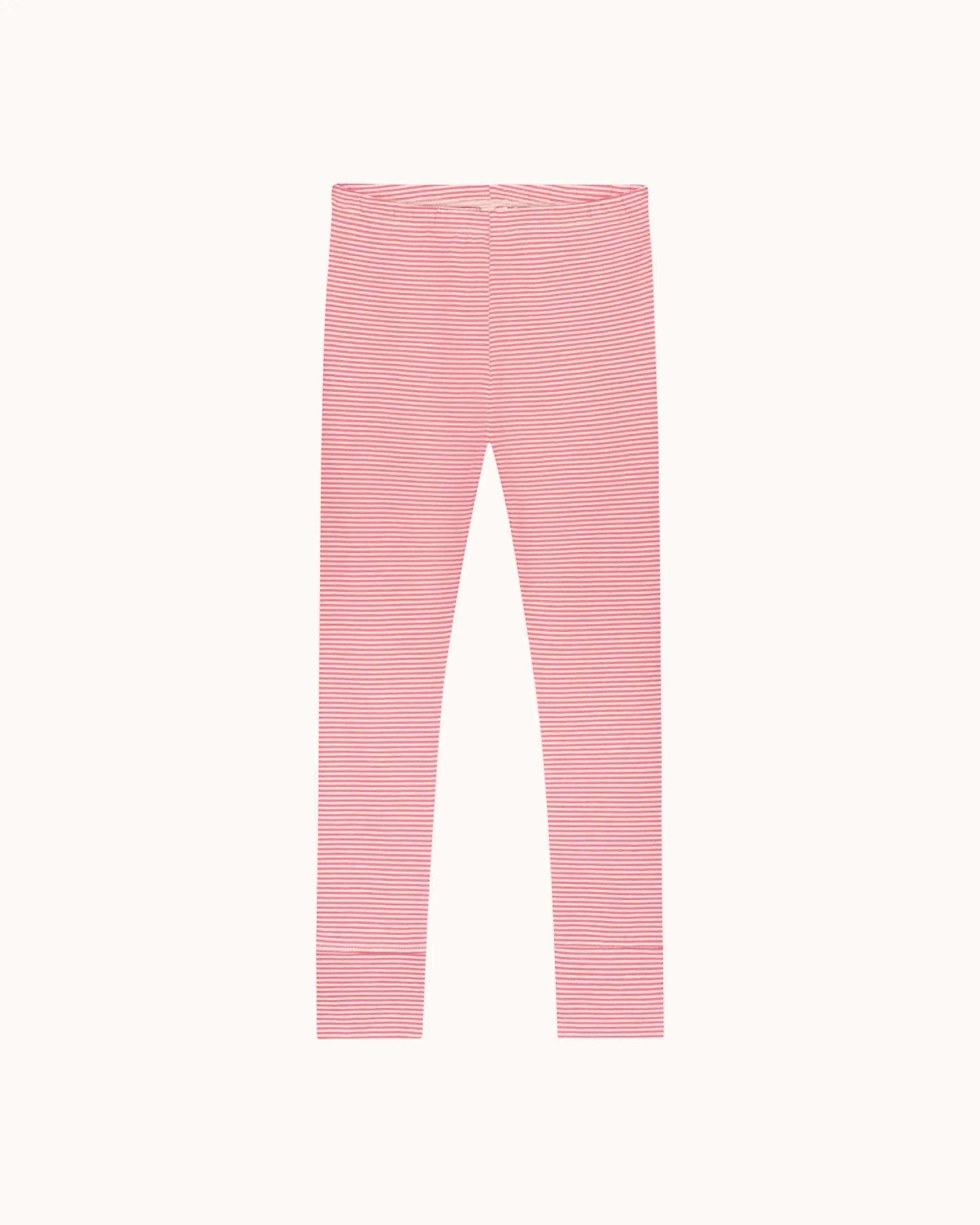 Leggings in cherry/cream