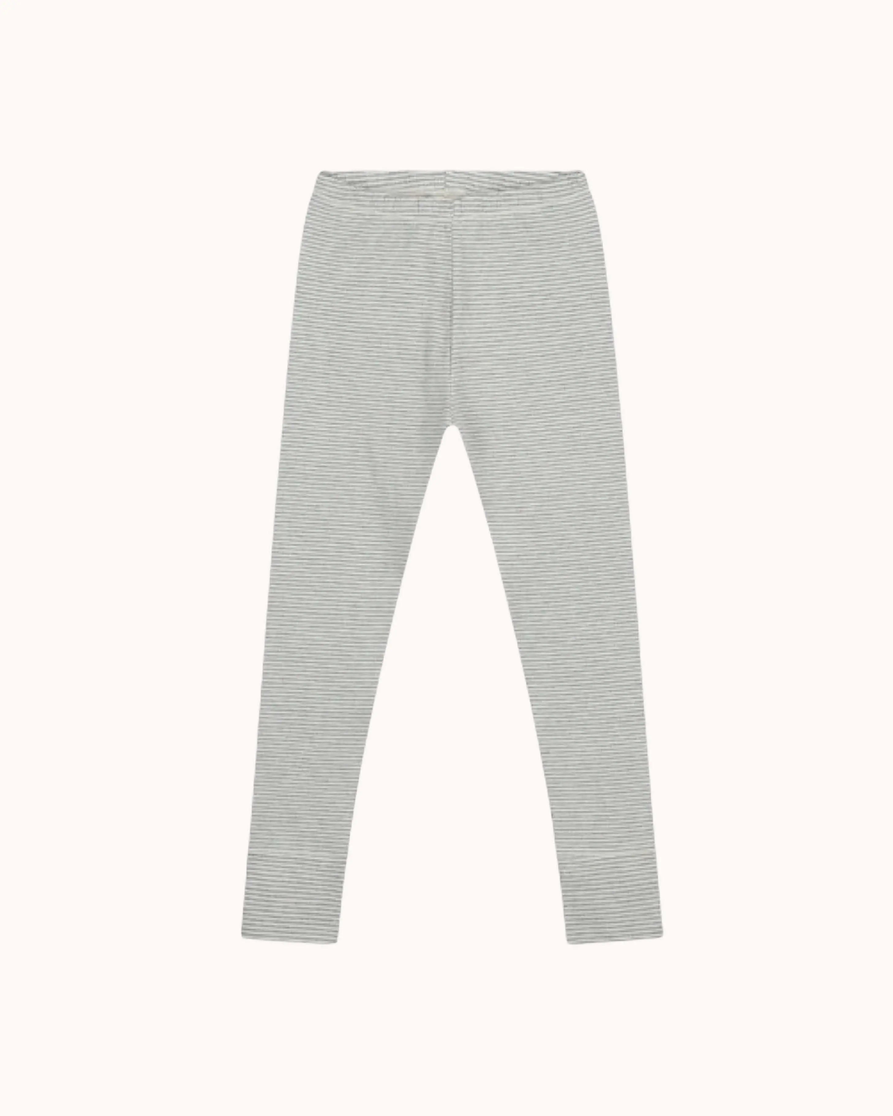 Leggings in grey melange/cream