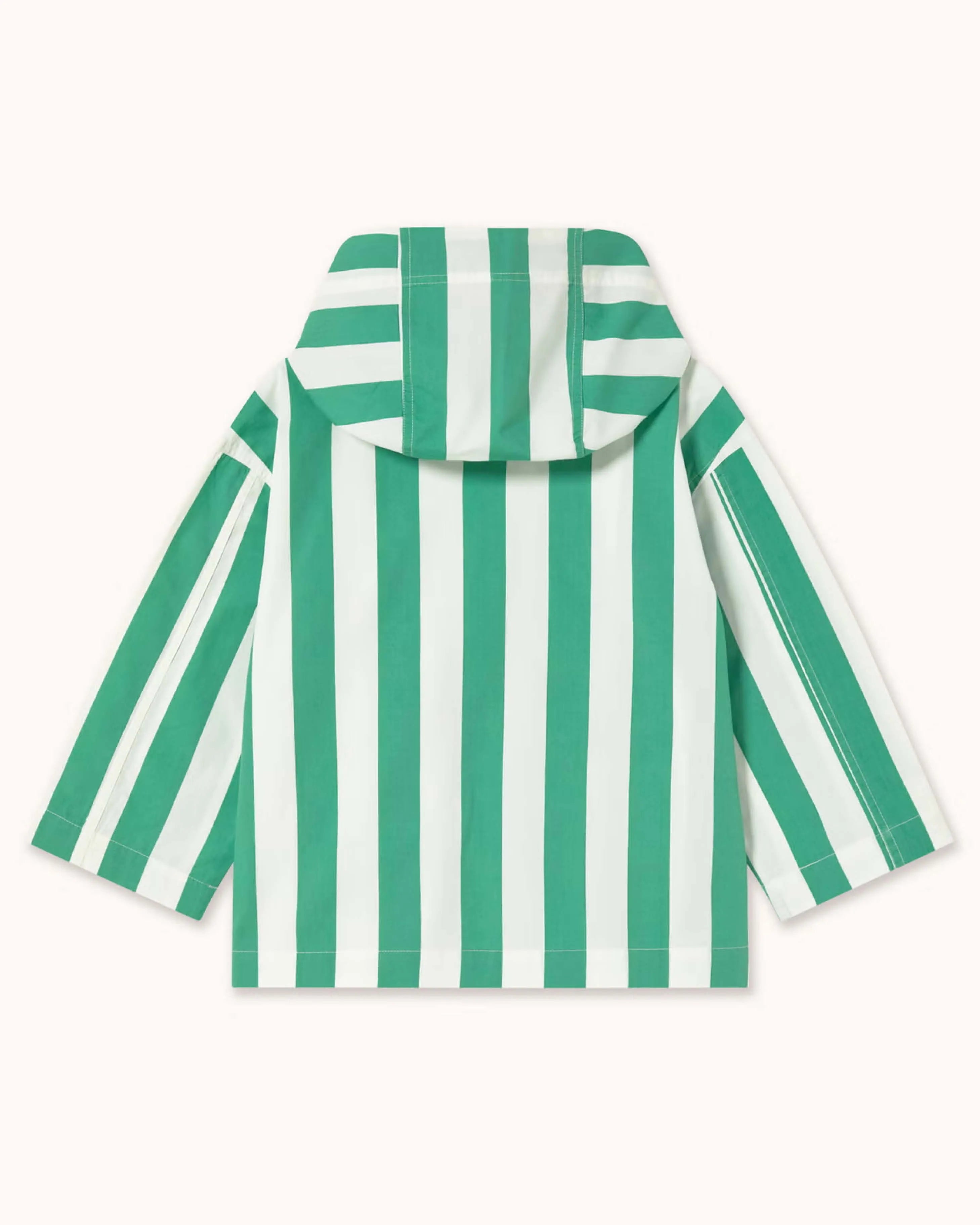 Light Jacket in emerald striped