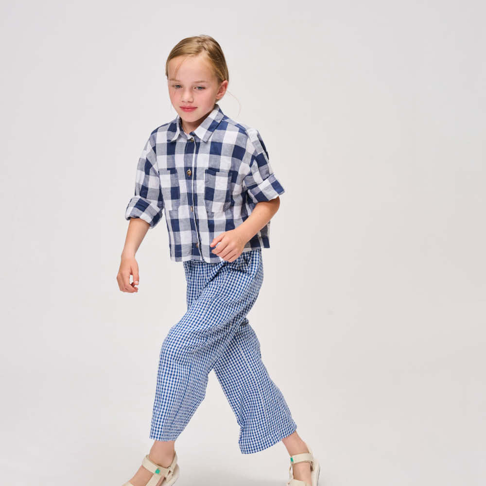 Ford Shirt in blue checkered
