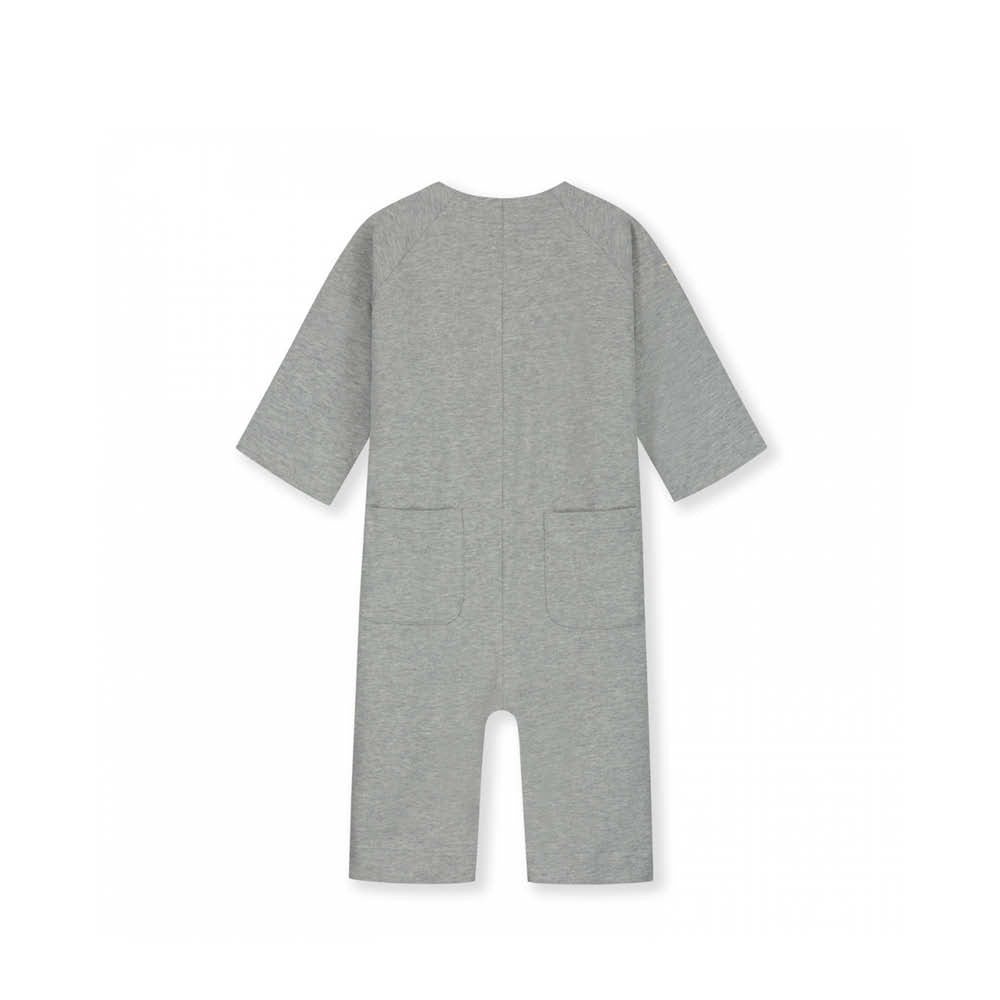 Baby Overall in grey melange