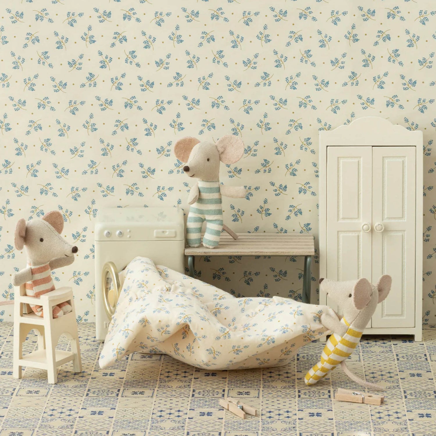 Baby Mice Triplets in Matchbox