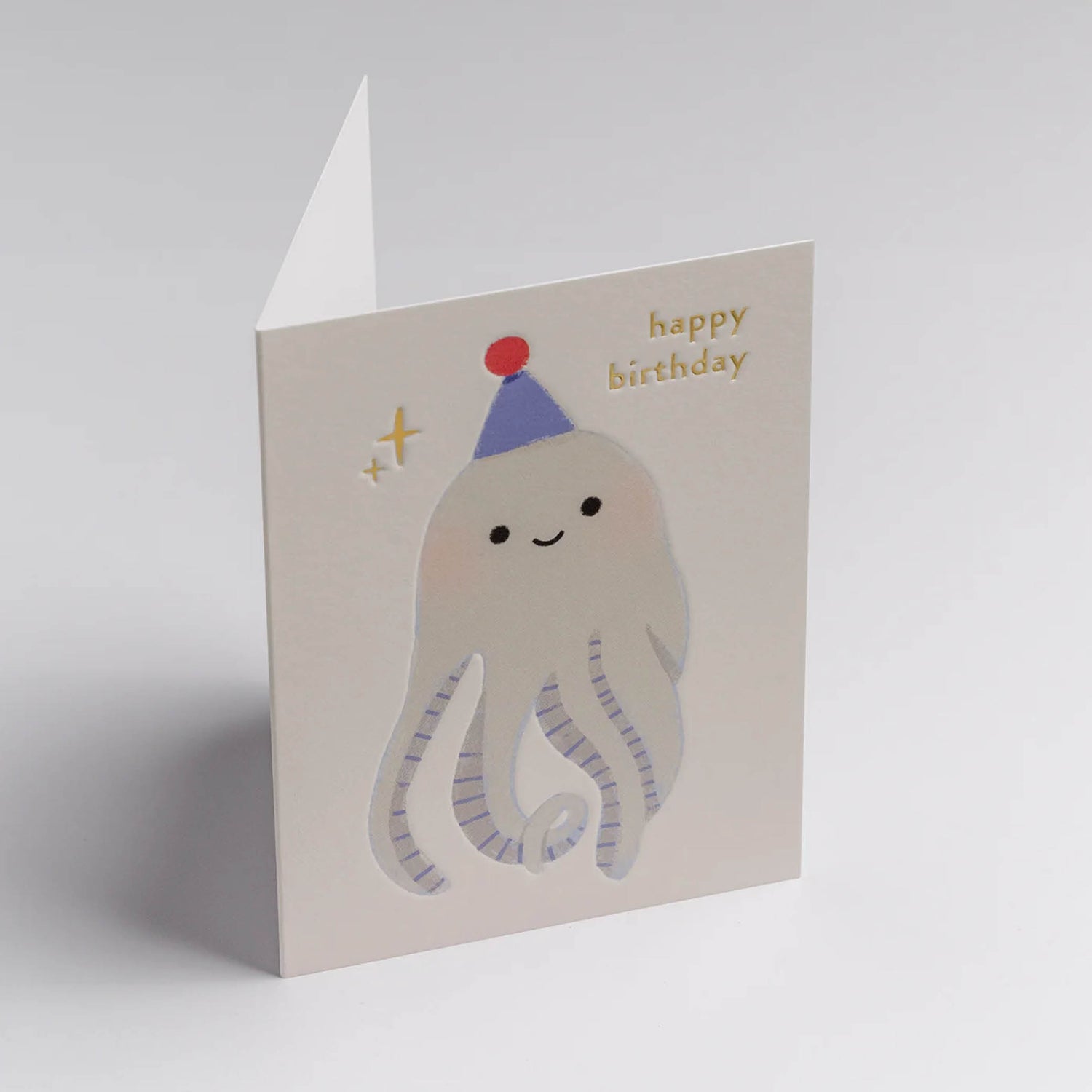 Birthday Octopus Mini Card