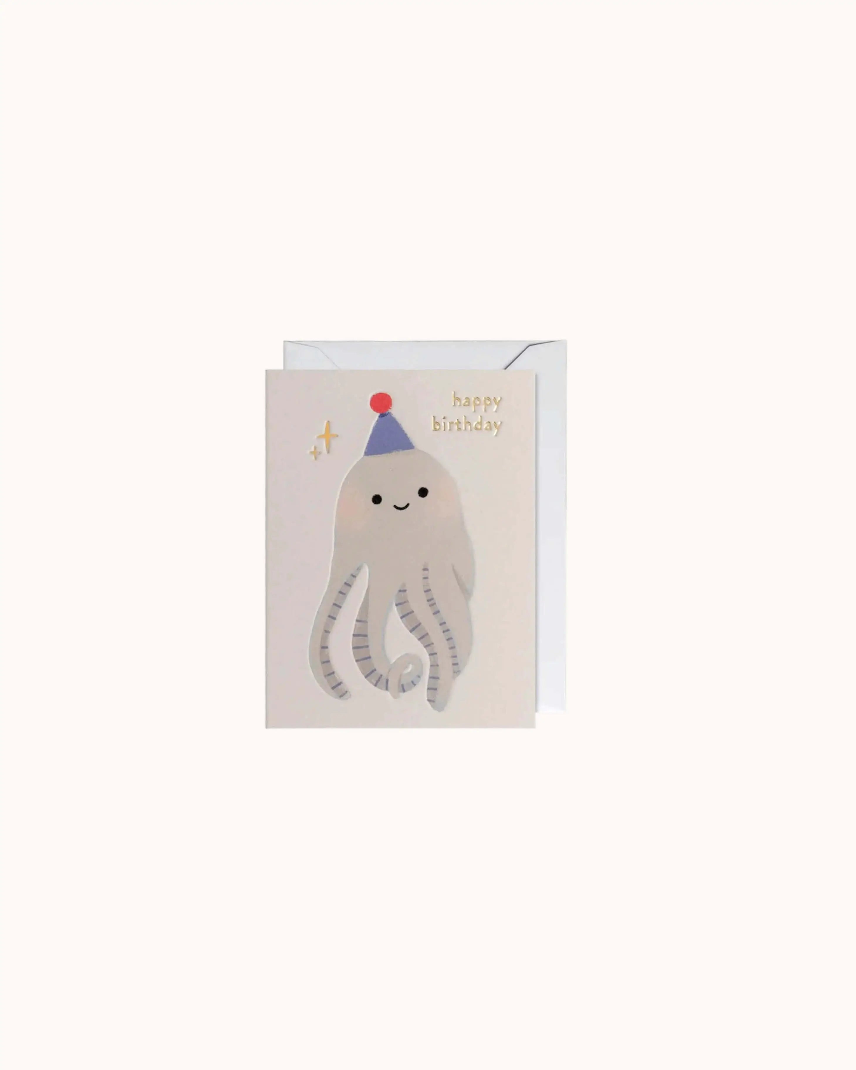 Birthday Octopus Mini Card