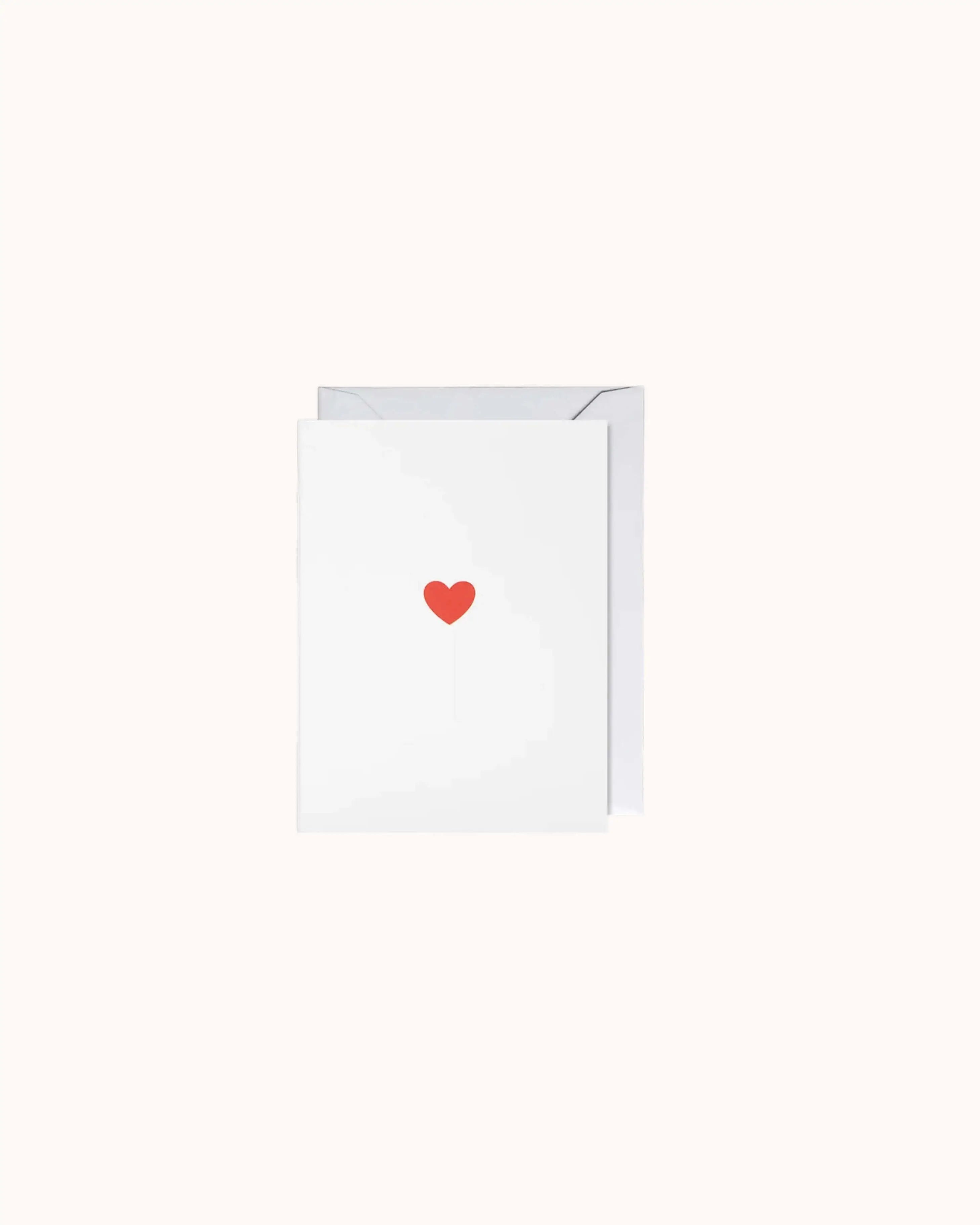 Rotes Herz Mini Karte