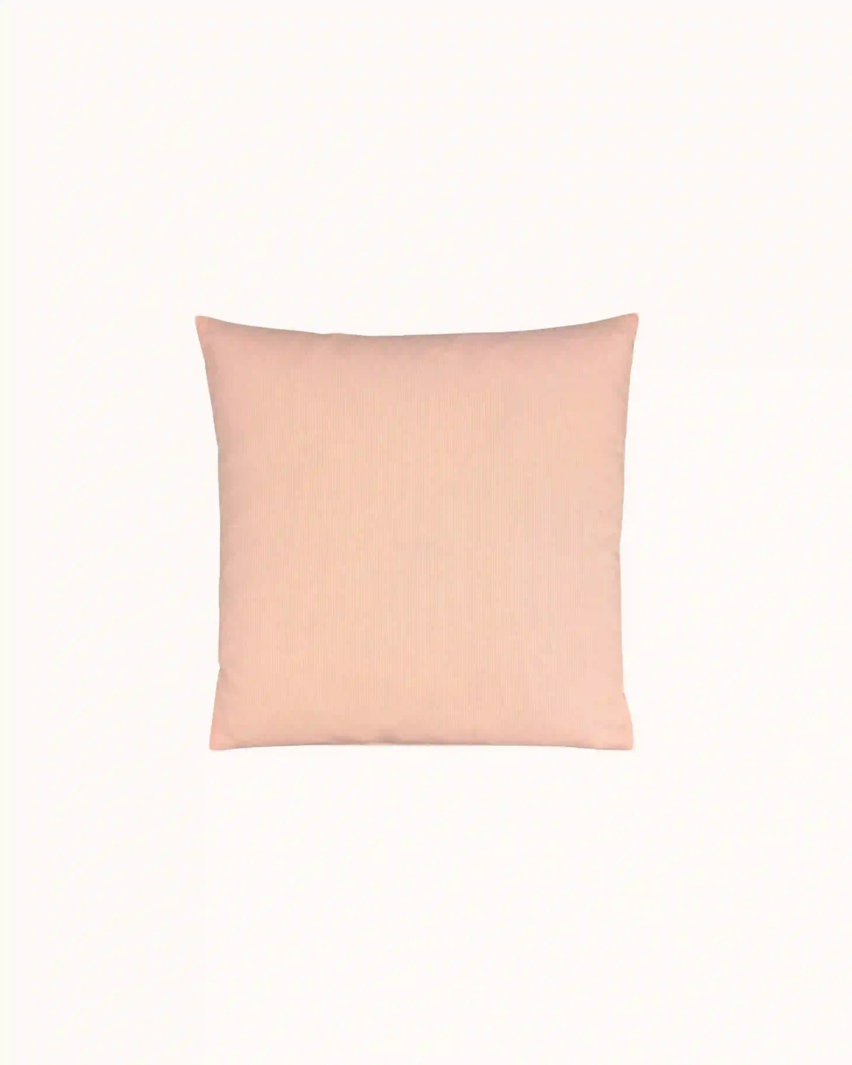 Mini Cushion with small neon orange/white Stripes