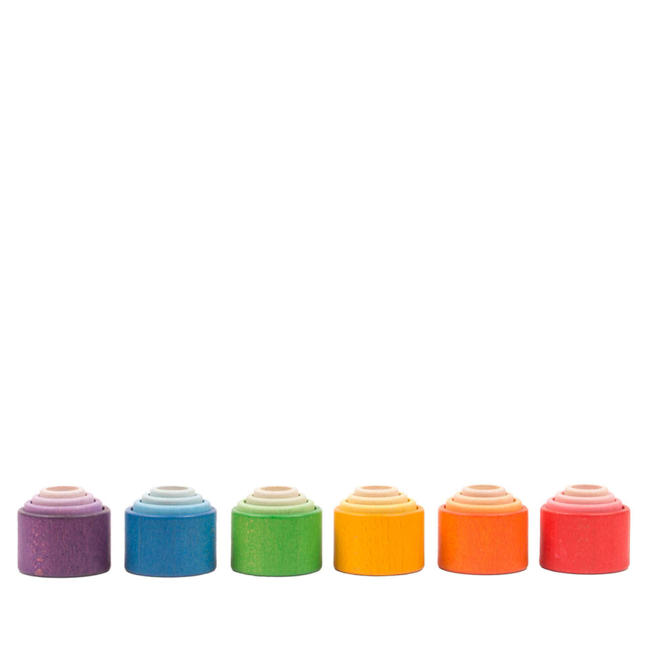 Regenbogen Stapelbecher