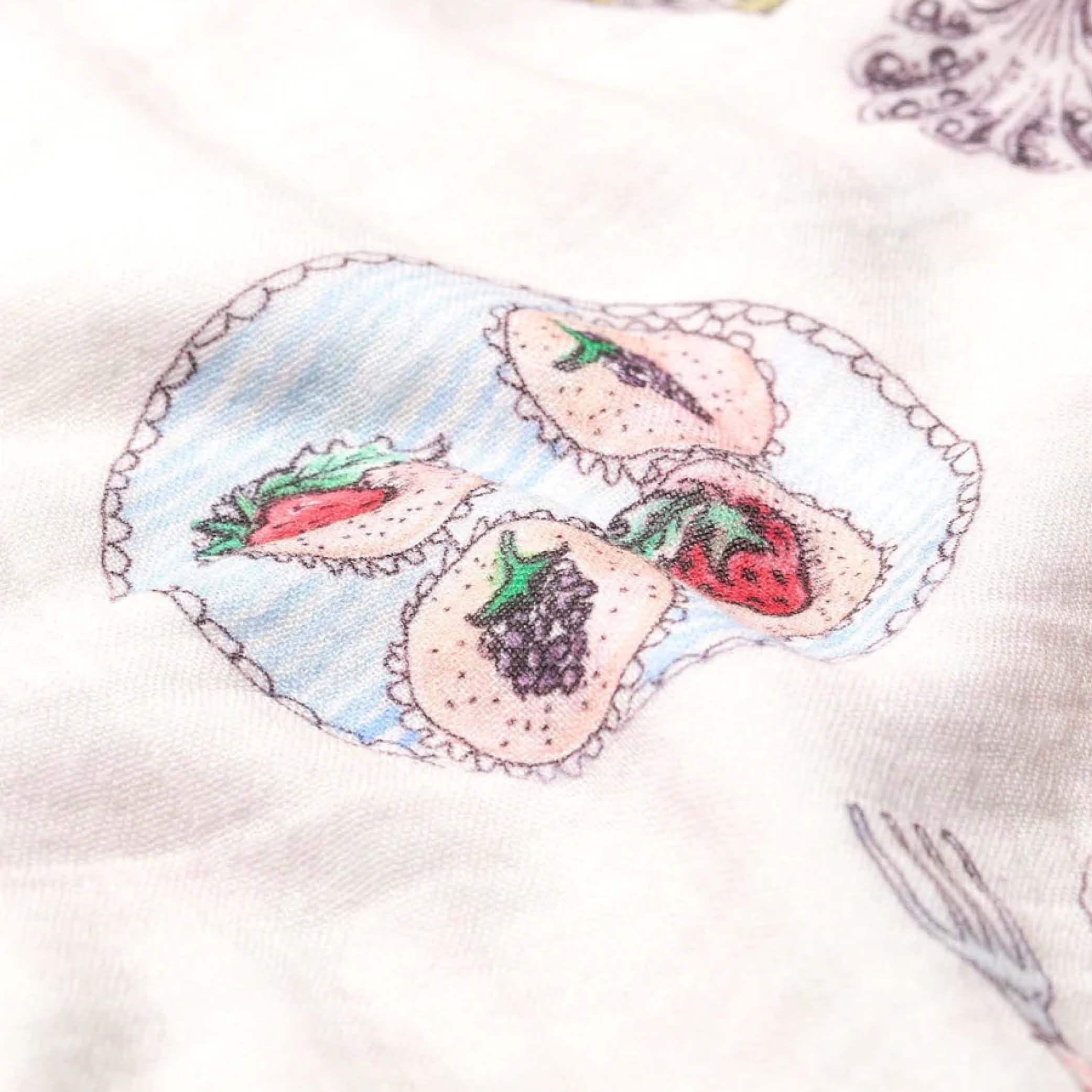 Wendbares Baby Musselin Once Upon a Feast / Peas in a Pod
