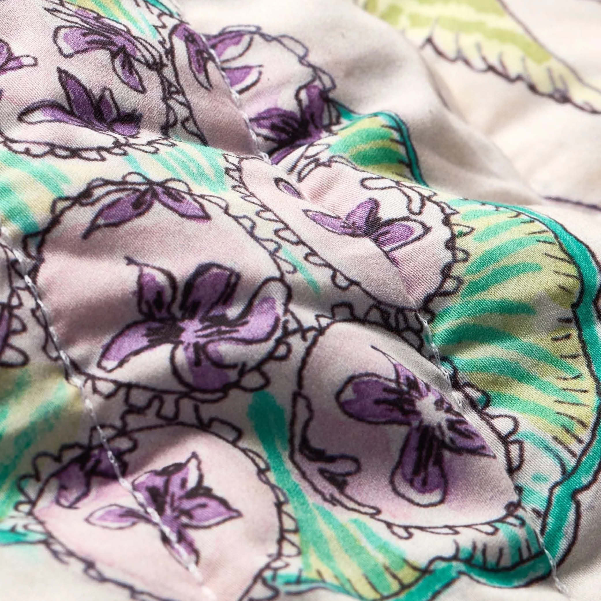 Reversible Quilted Blanket Once Upon a Feast