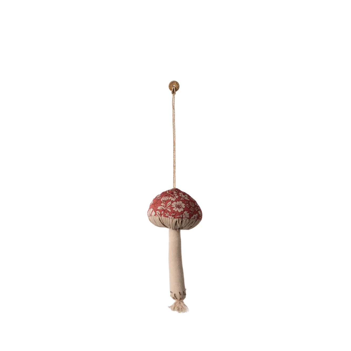 Pilz Ornament rote Blüte