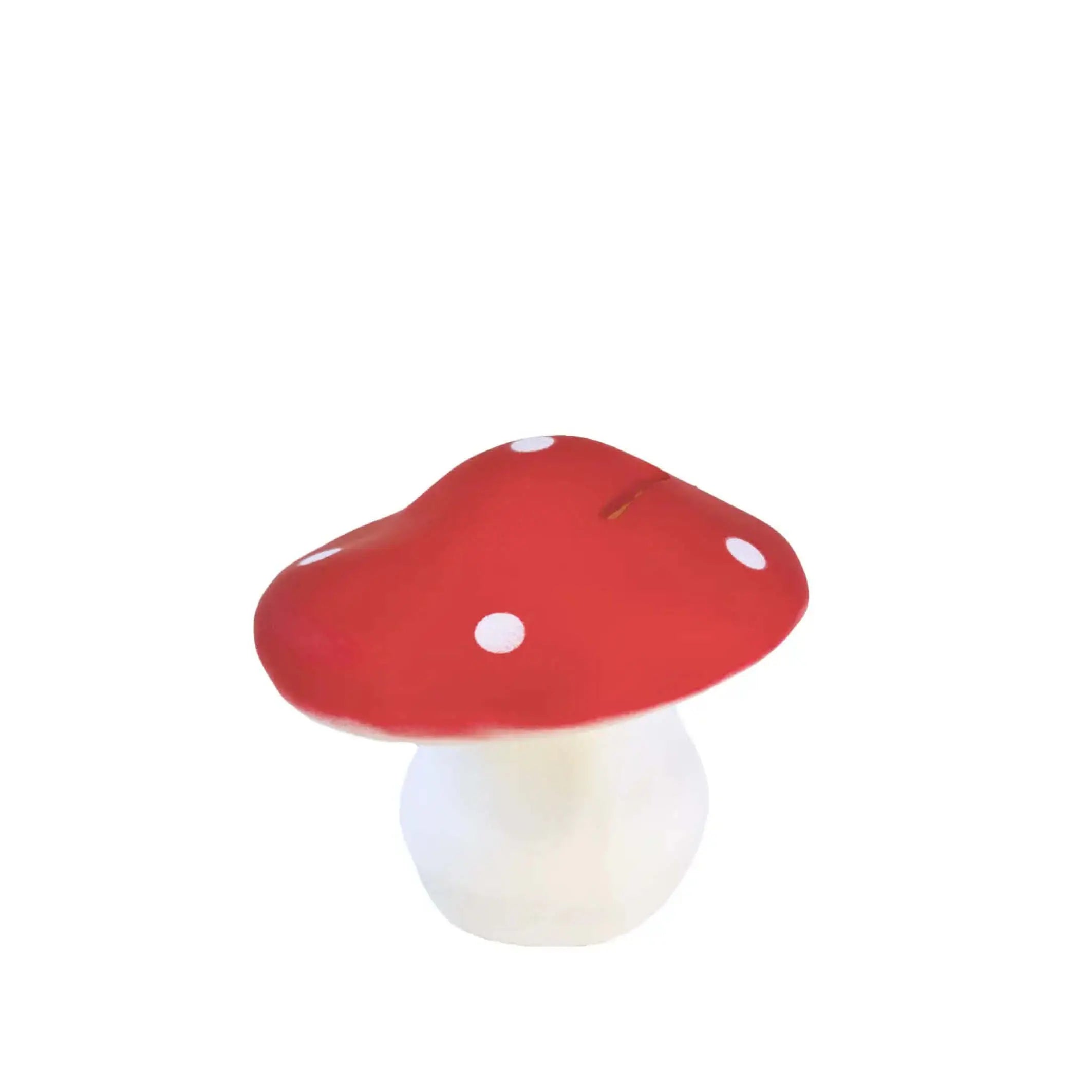 Mushroom Savings Bank in red