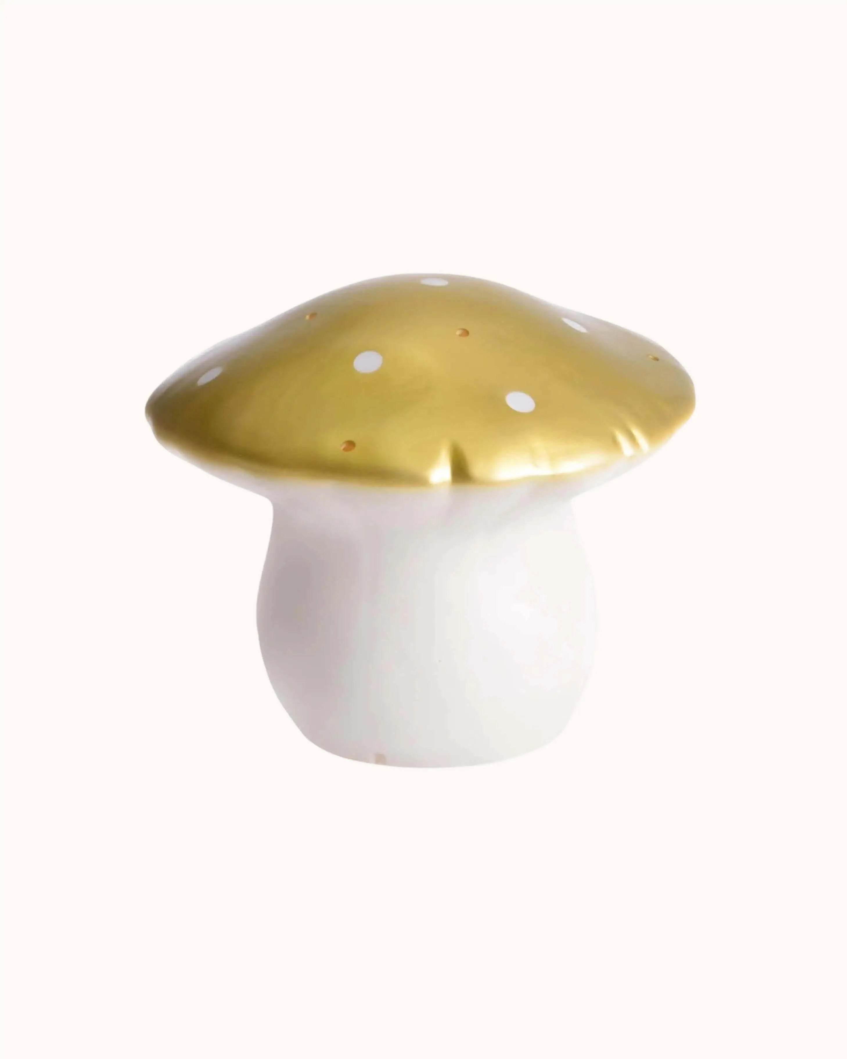 Mushroom Lamp in gold
