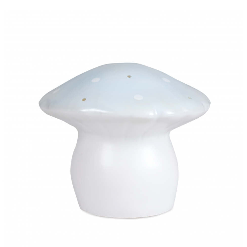 Pilzlampe in hellblau