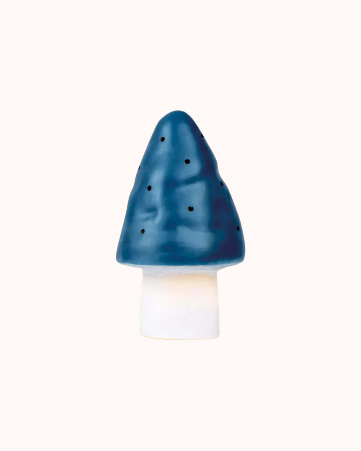 Small Mushroom Lamp in jeans