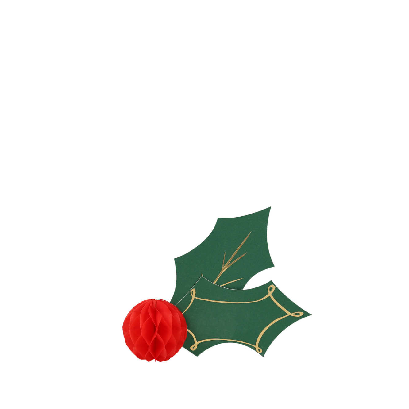 Holly Berry Place Cards