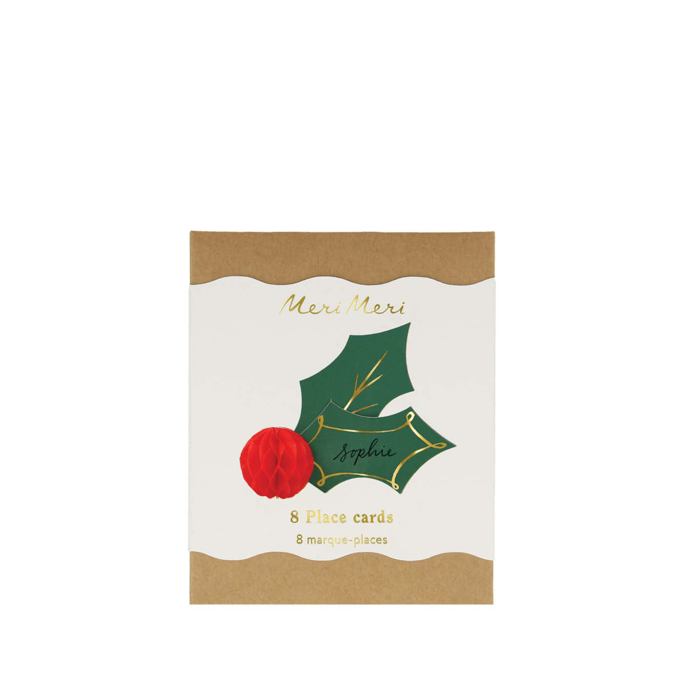 Holly Berry Place Cards