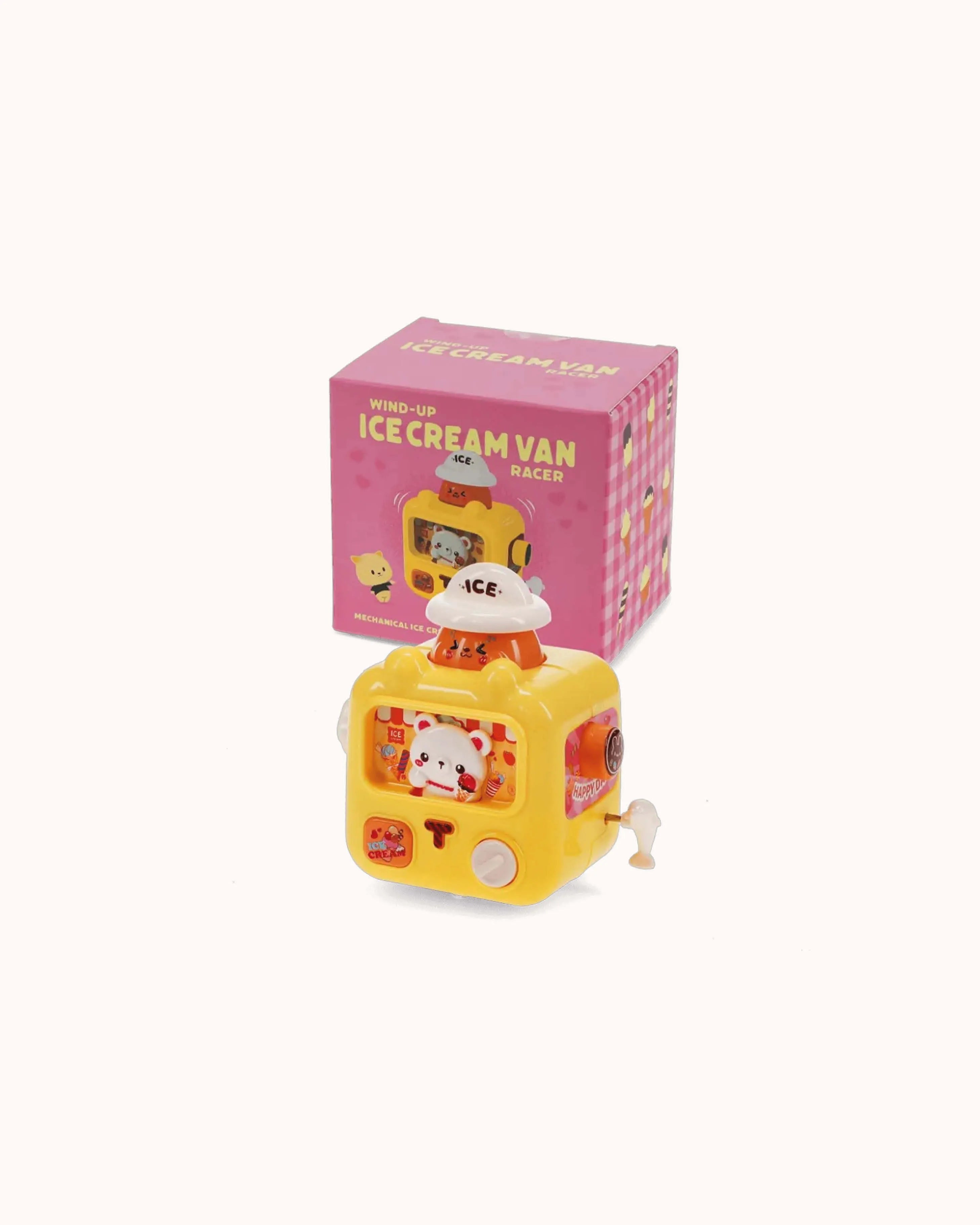 Wind-up Ice Cream Truck in yellow