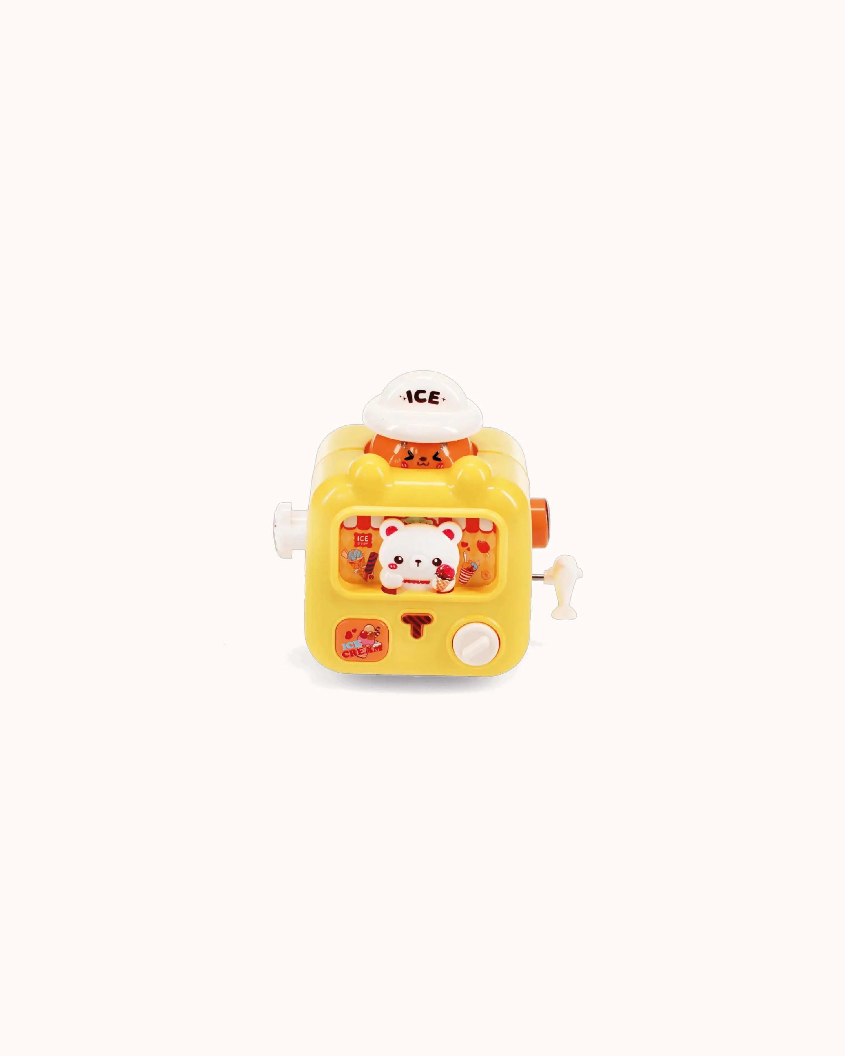 Wind-up Ice Cream Truck in yellow