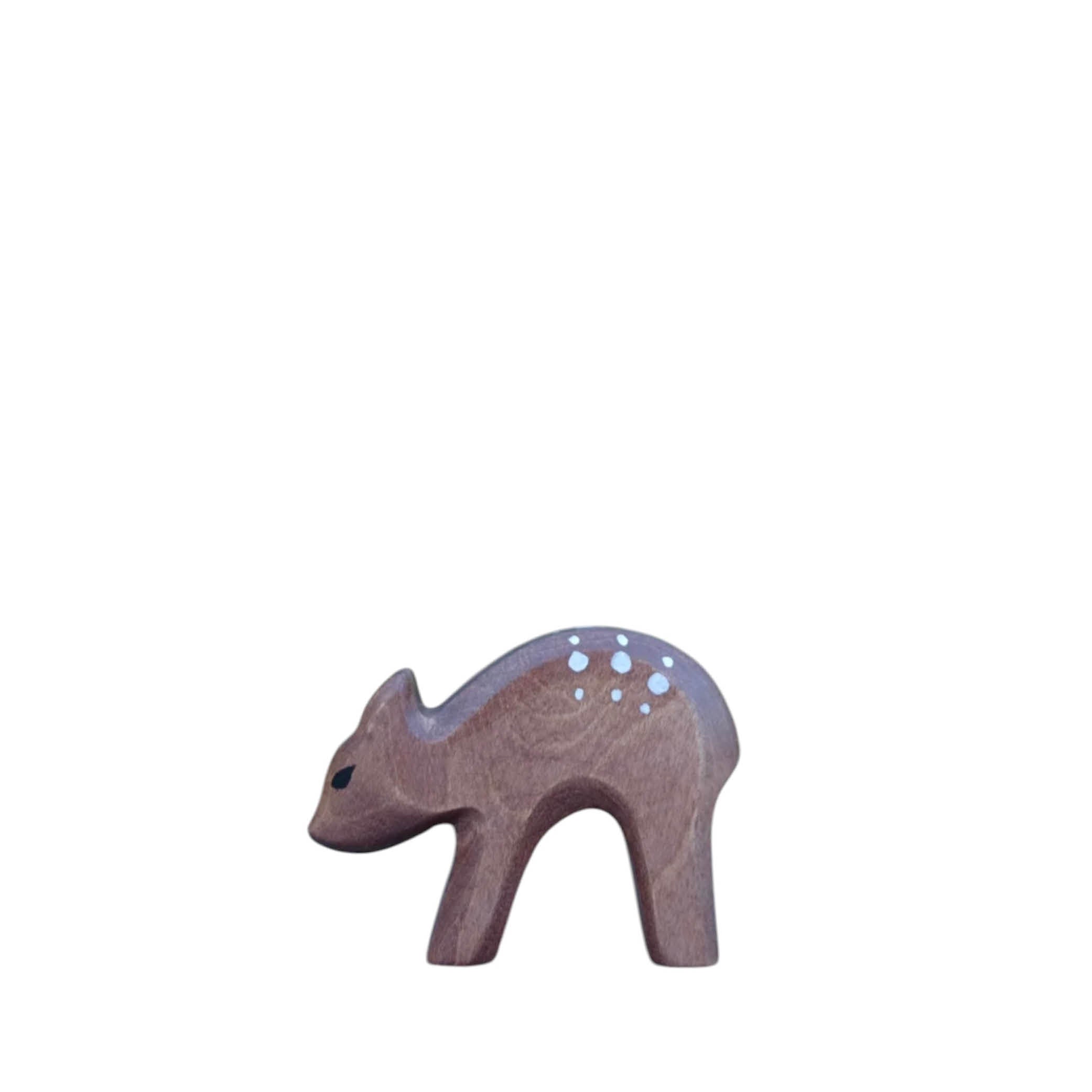 Holzfigur Rehkitz