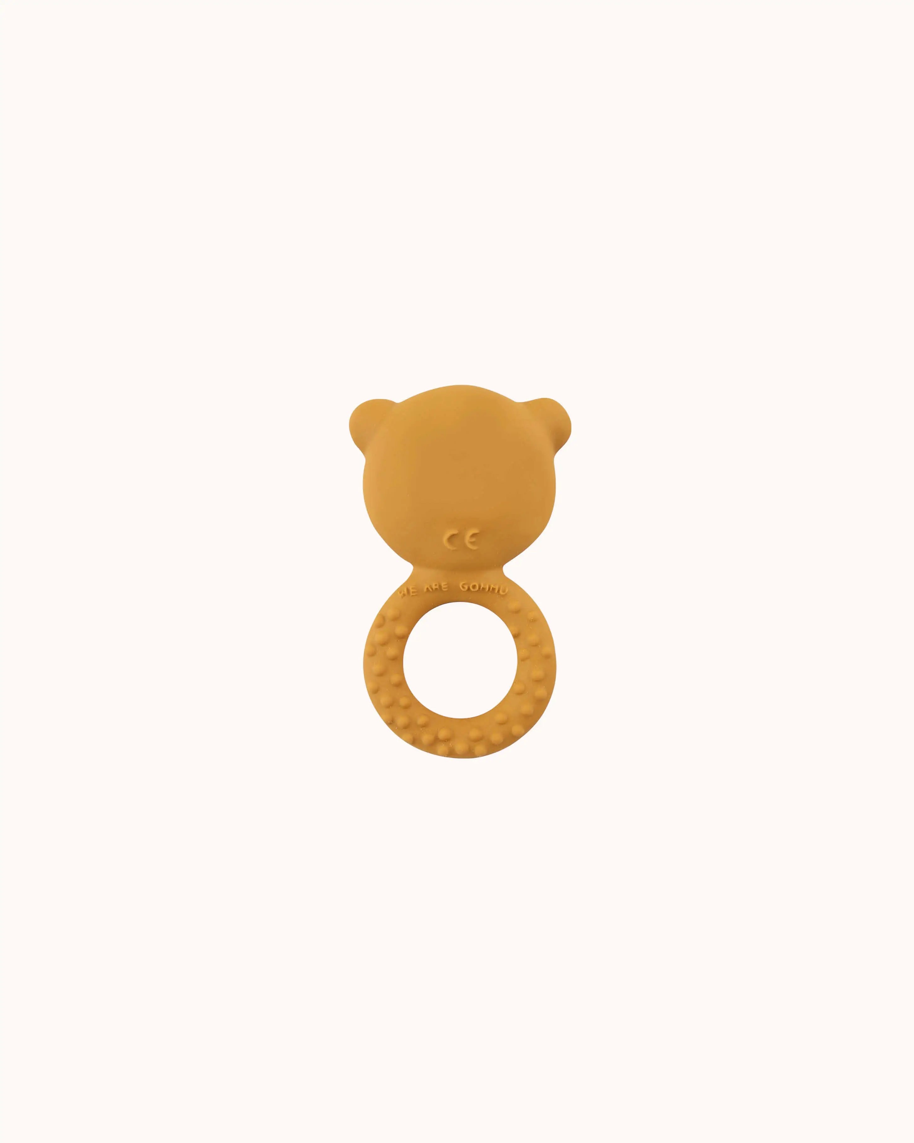 Gommu Ring Bär in sienna