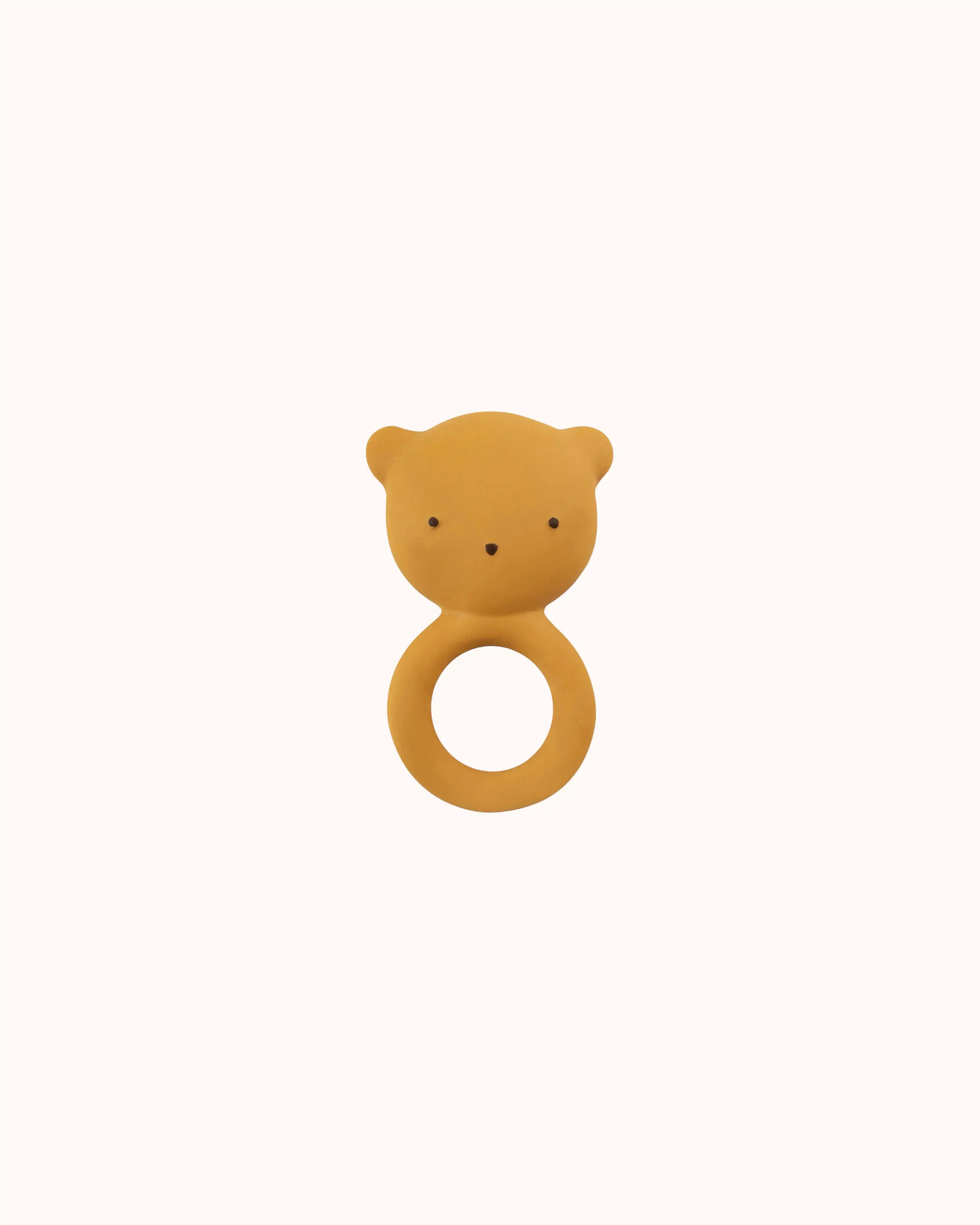 Gommu Ring Bär in sienna