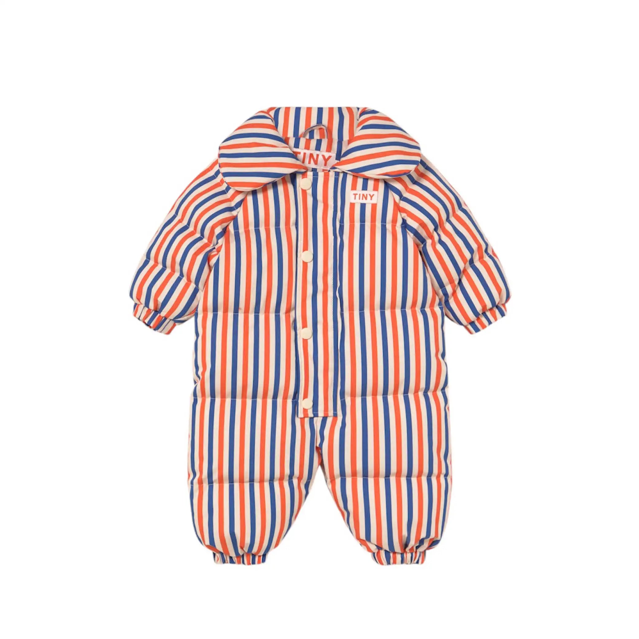Snow Suit in colourful striped