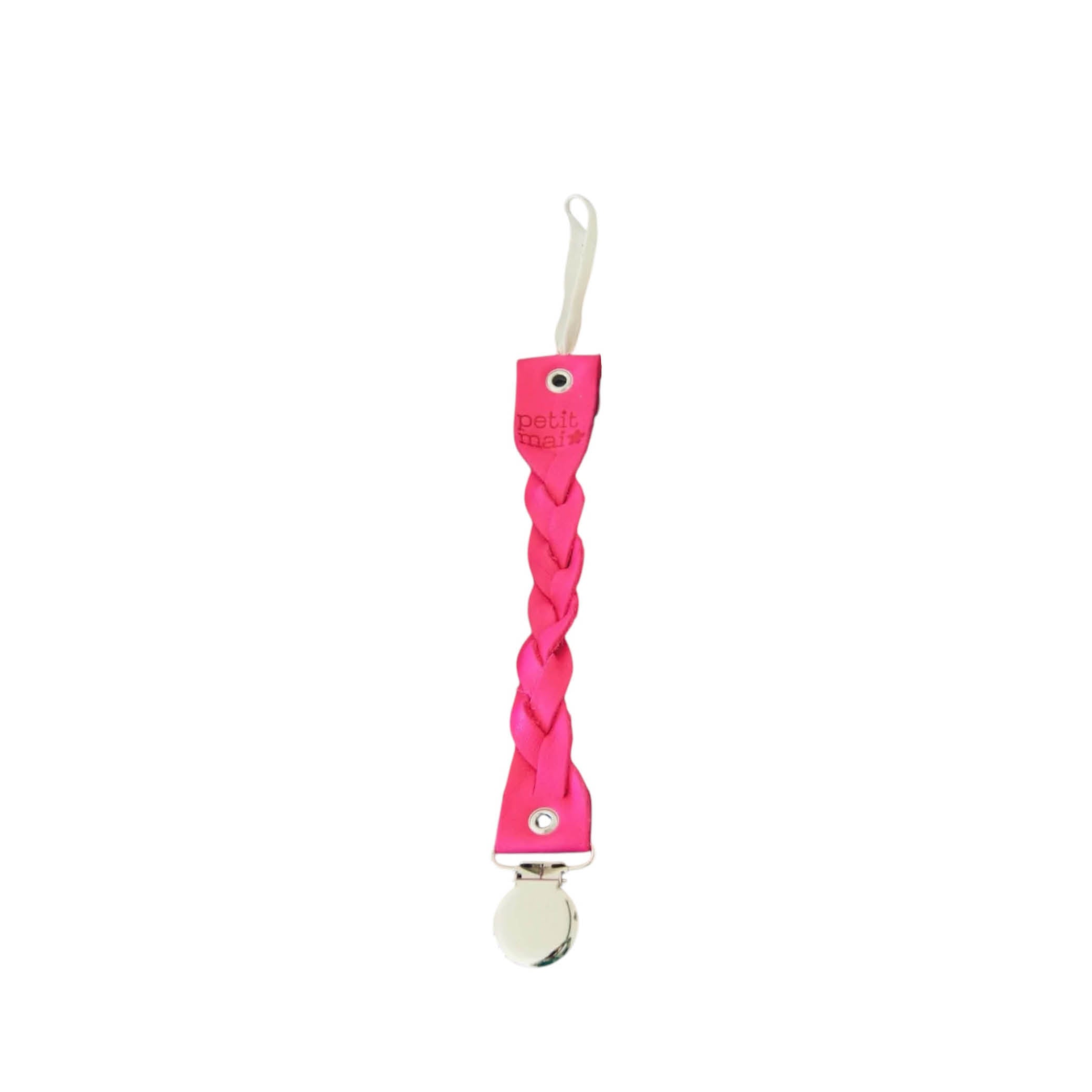 Pacifier Strap Braid in pink