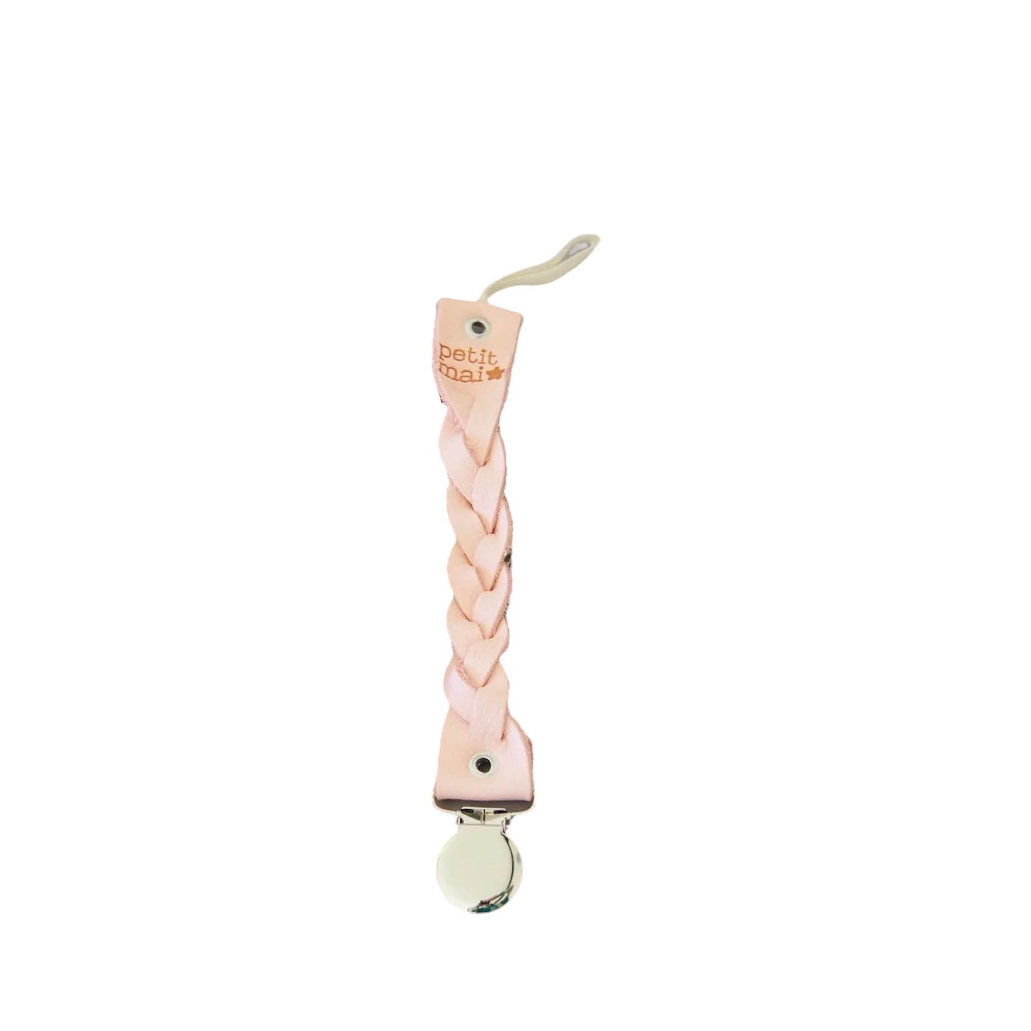 Schnullerband Braid in rosa