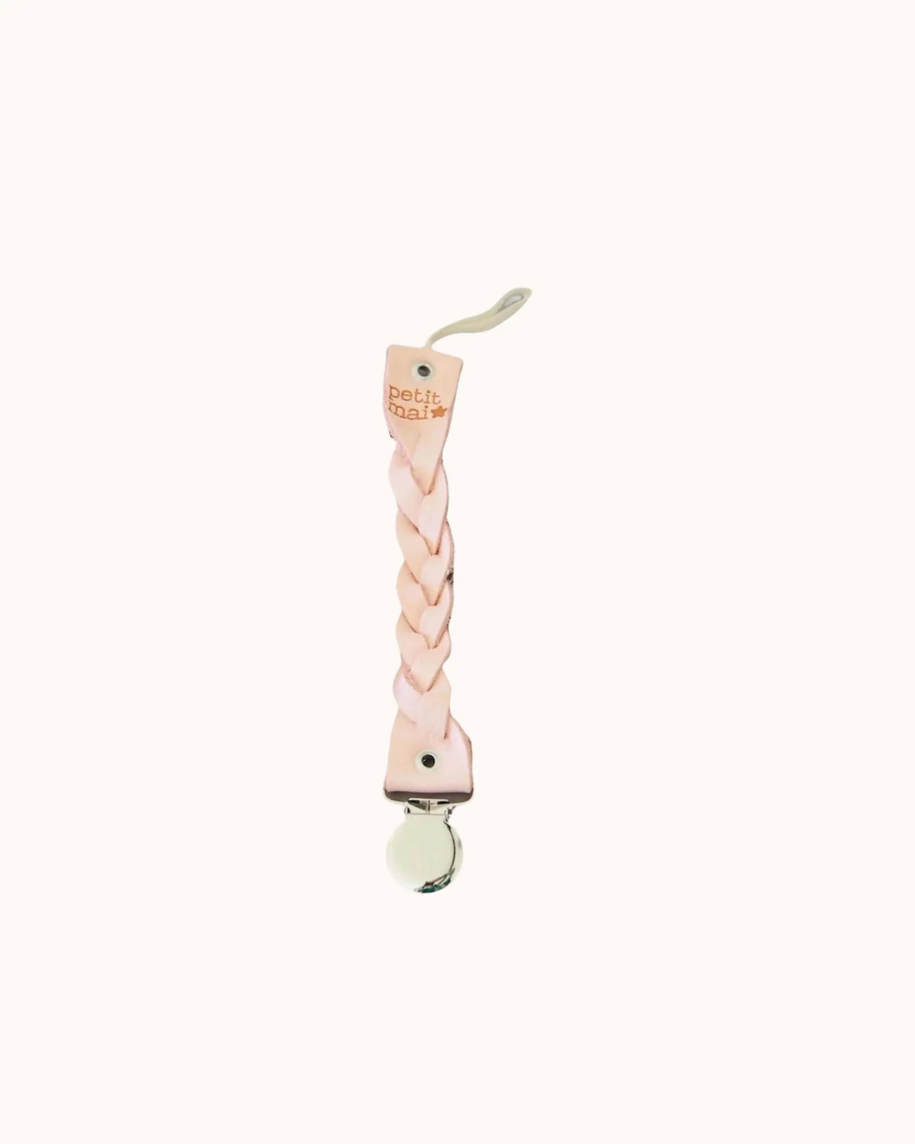 Schnullerband Braid in rosa