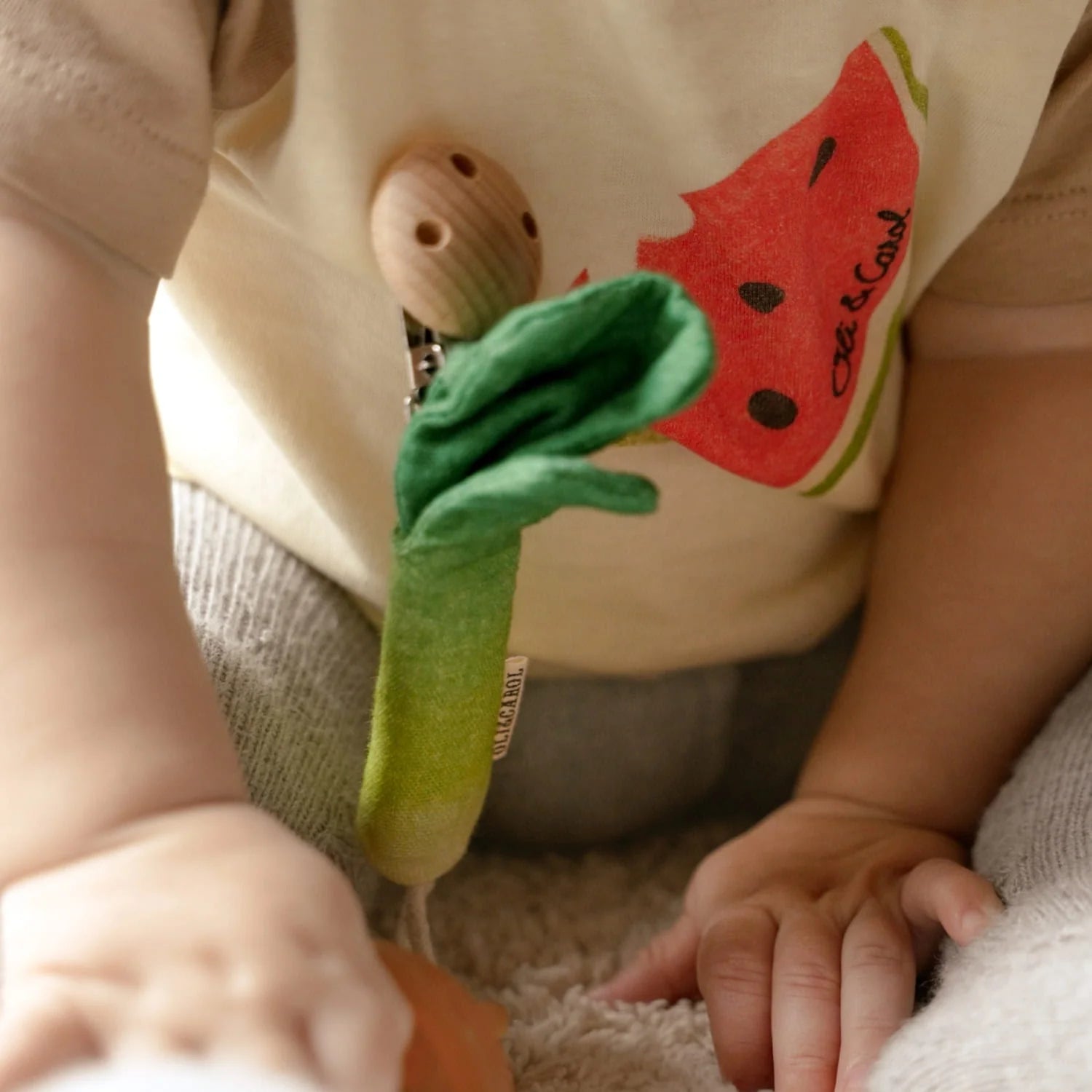 Pacifier Strap Luke the Leek