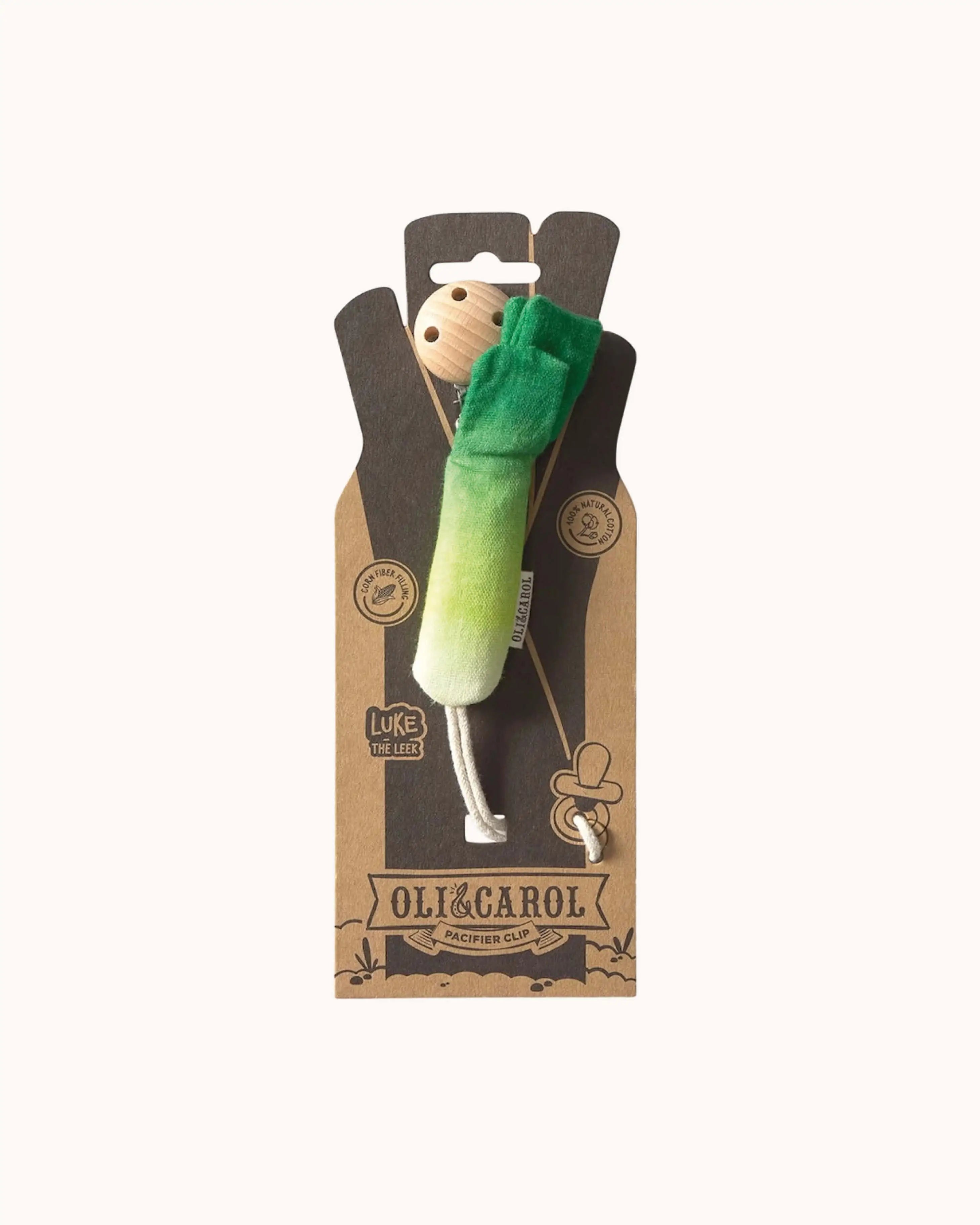 Pacifier Strap Luke the Leek