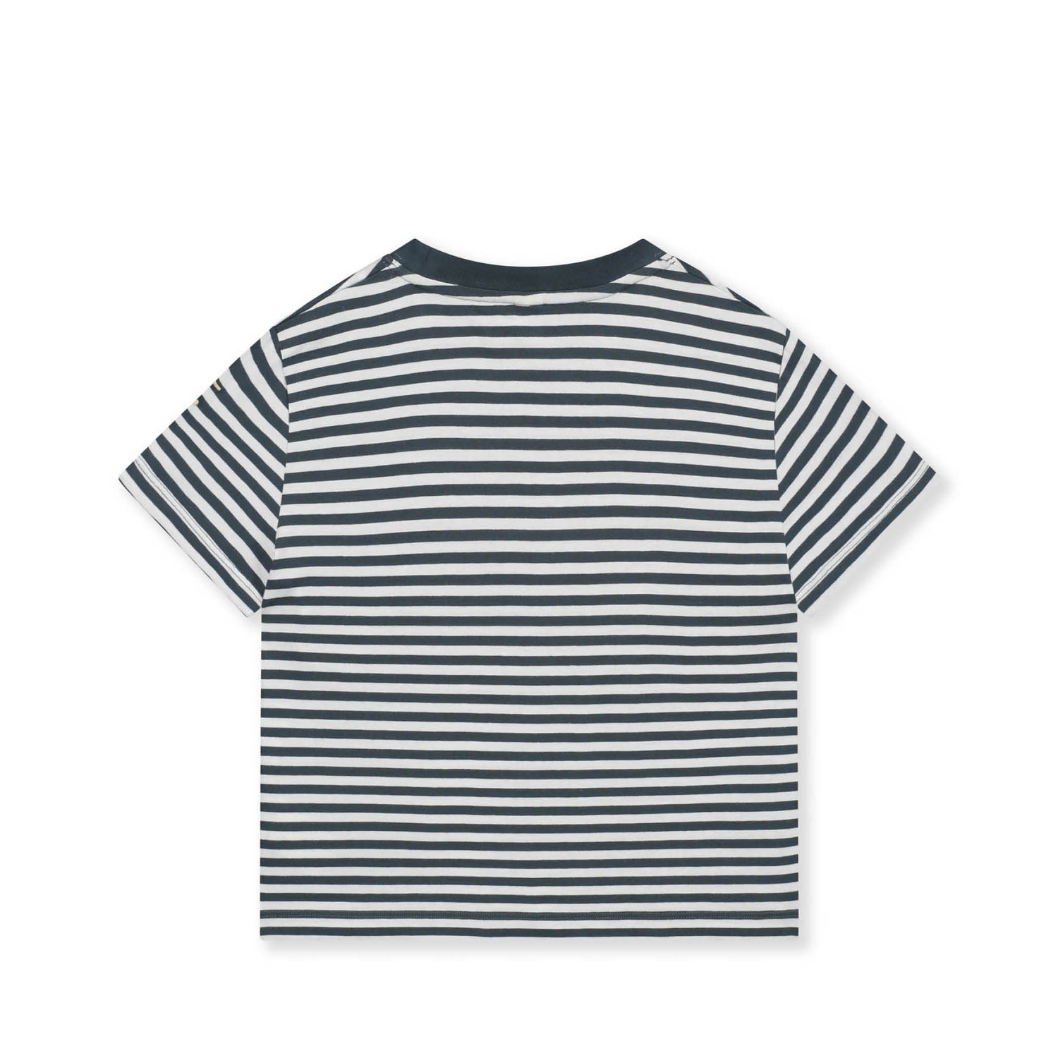 Kurzärmliges oversized T-Shirt in blue grey/off-white