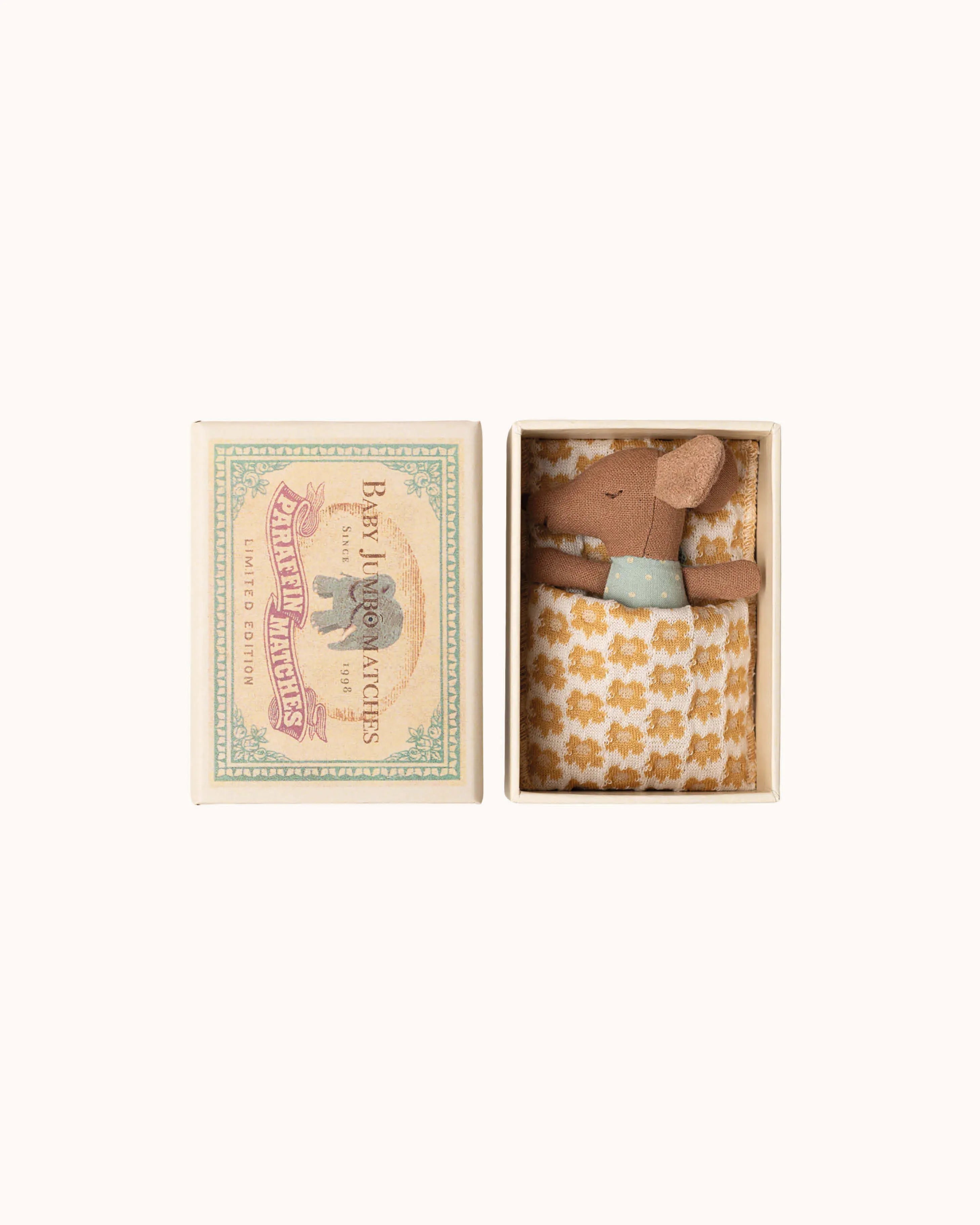 Sleepy Wakey Baby Mouse in blue Matchbox