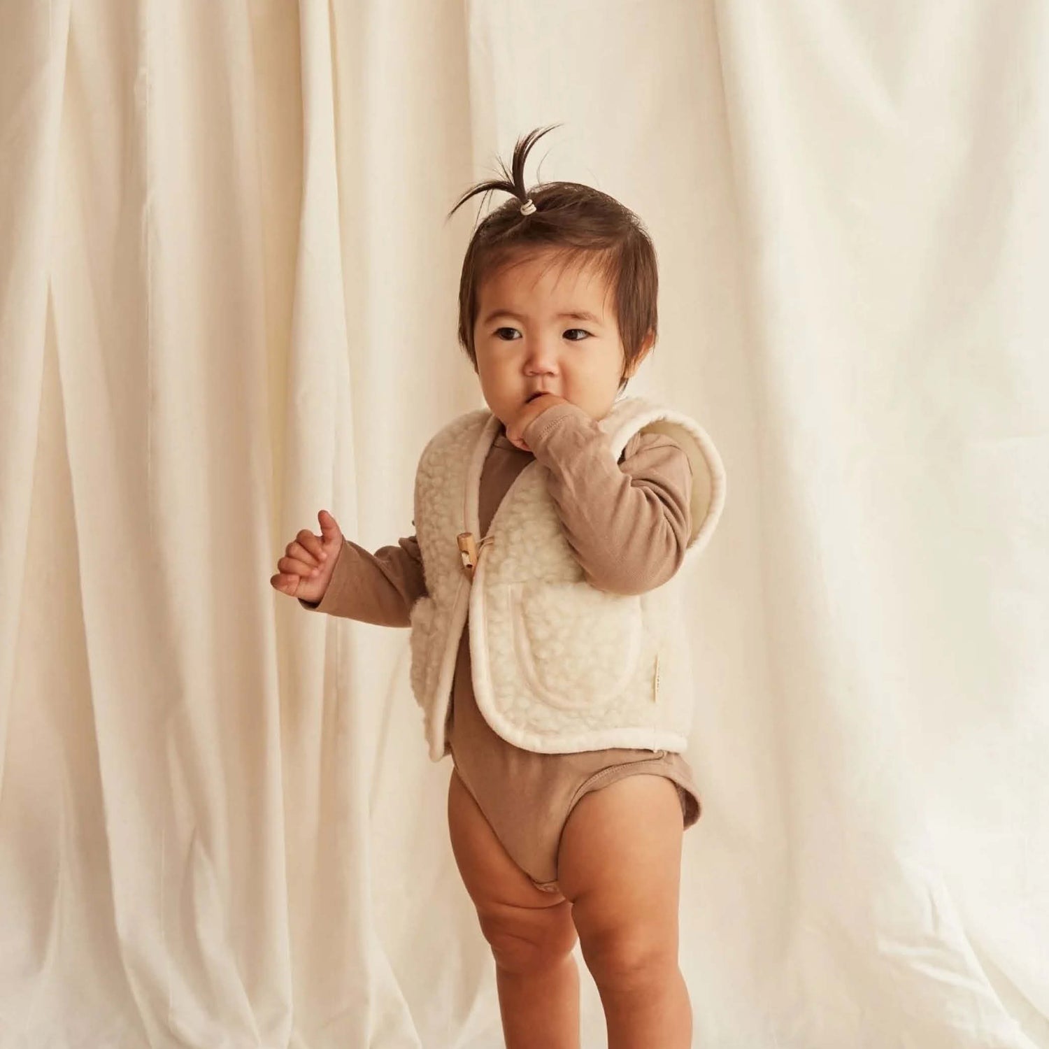 Merino Vest in cloud