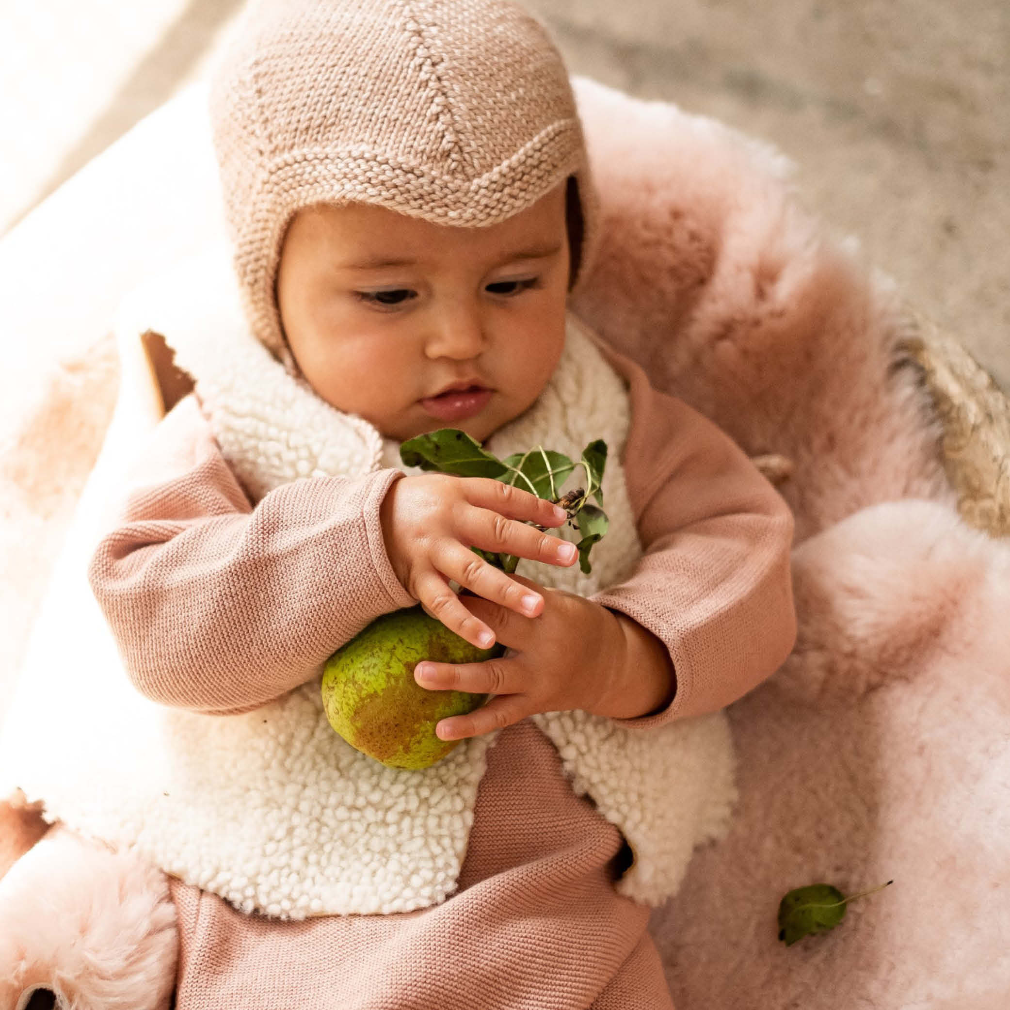 Snuggler Schaffell in rose