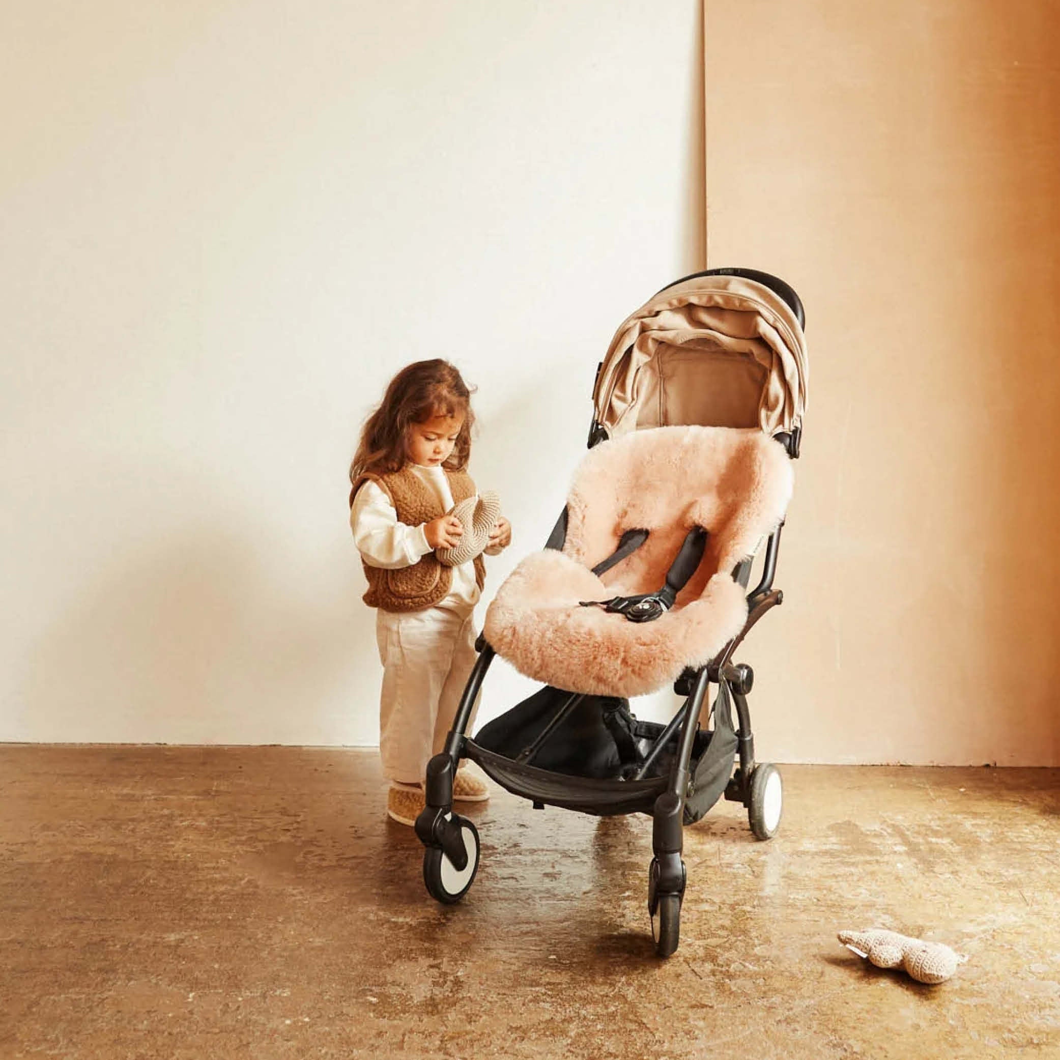 Snuggler Schaffell in rose