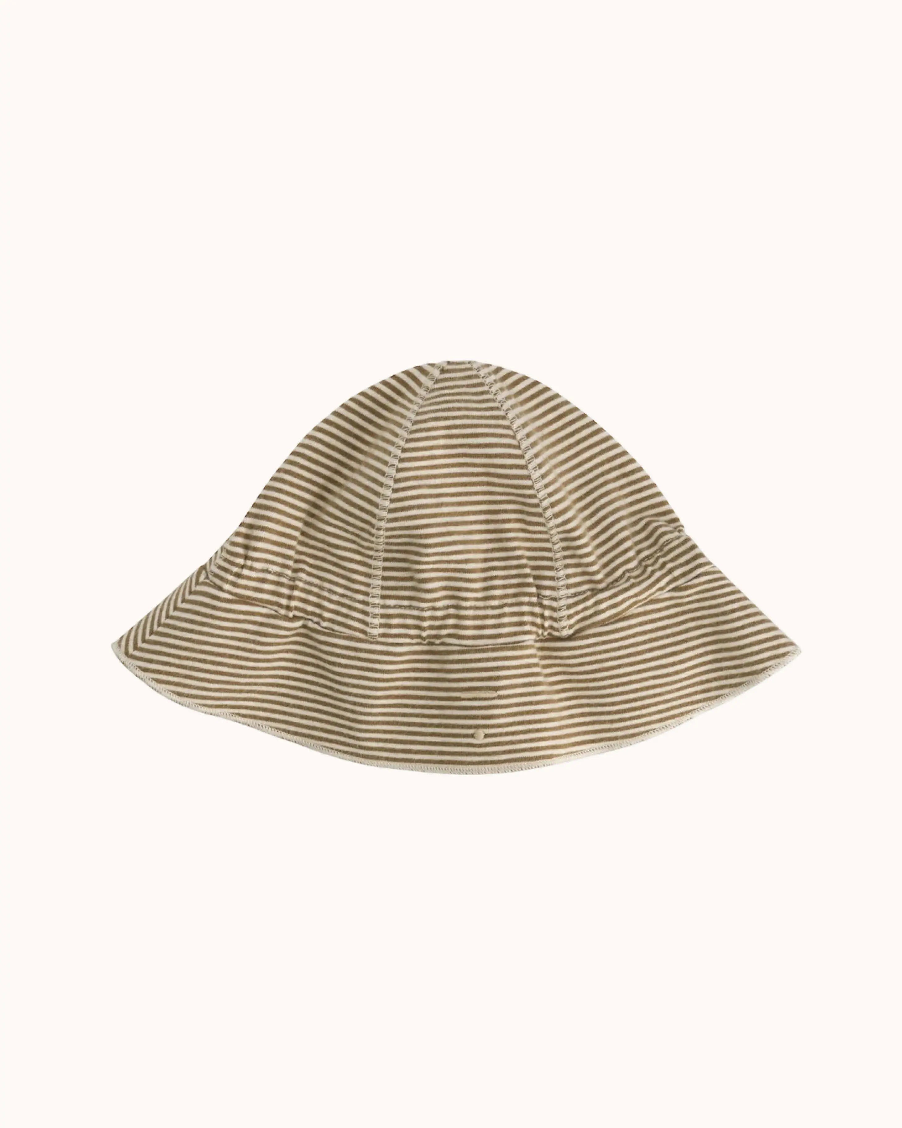 Sun Hat in stone gray/cream