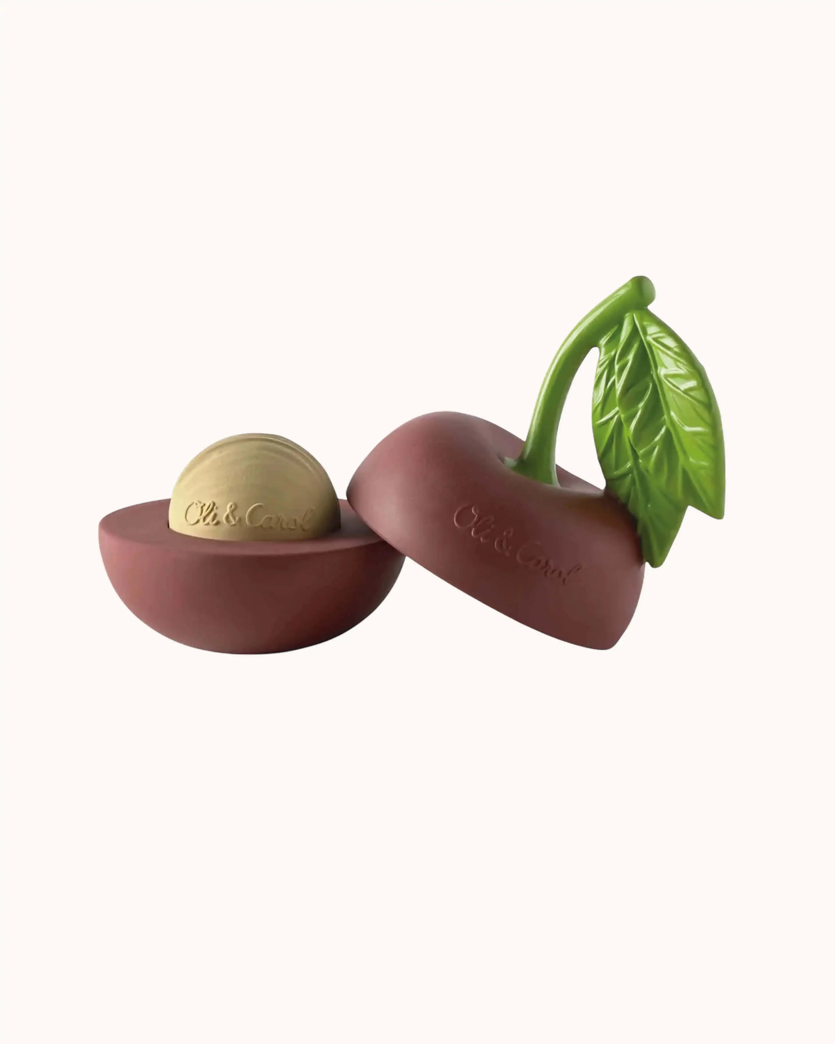 Stapelspiel & Rasselball Kirsche